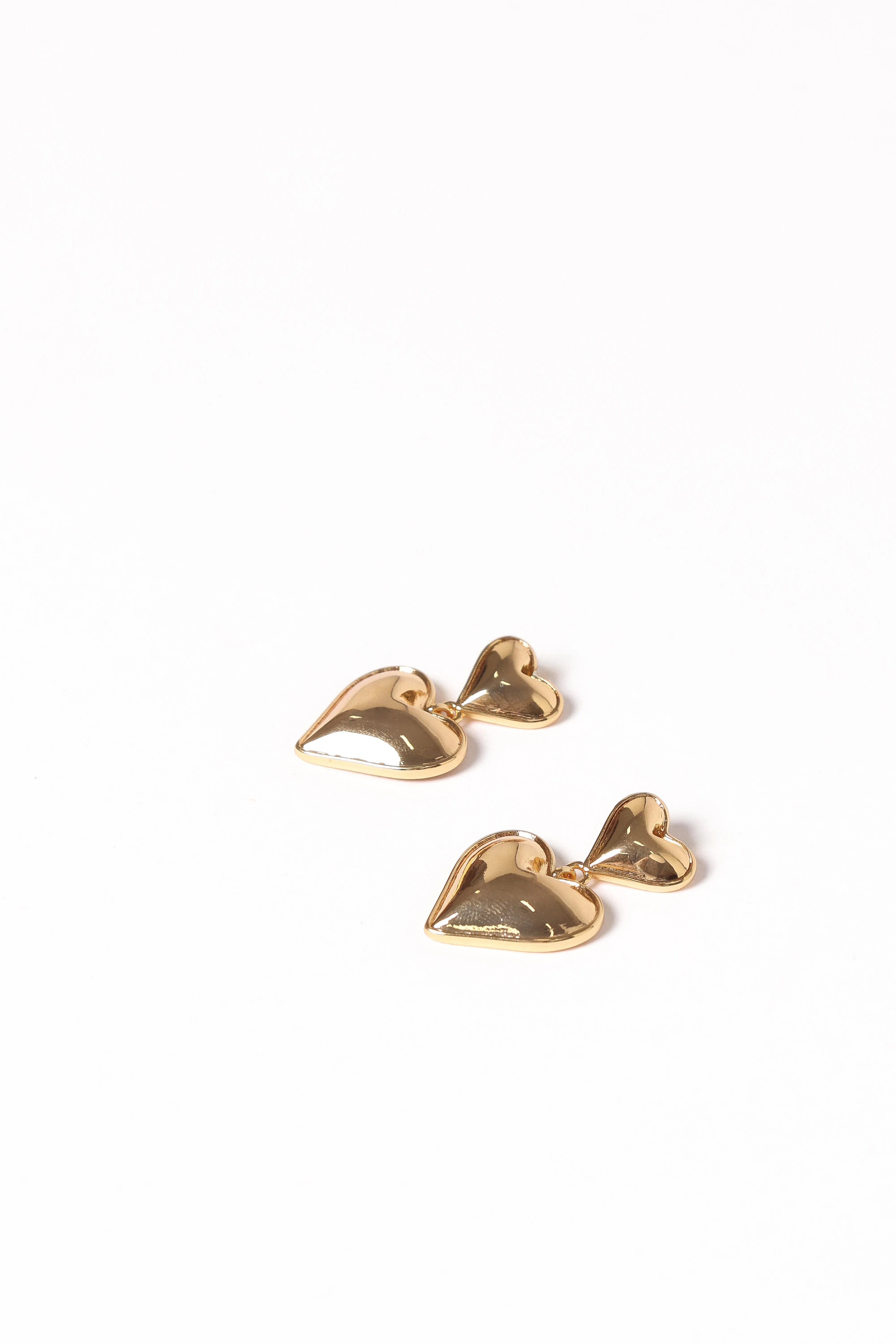 Mariana Heart Earrings - Gold sold by Petal & Pup product image thumbnail 3