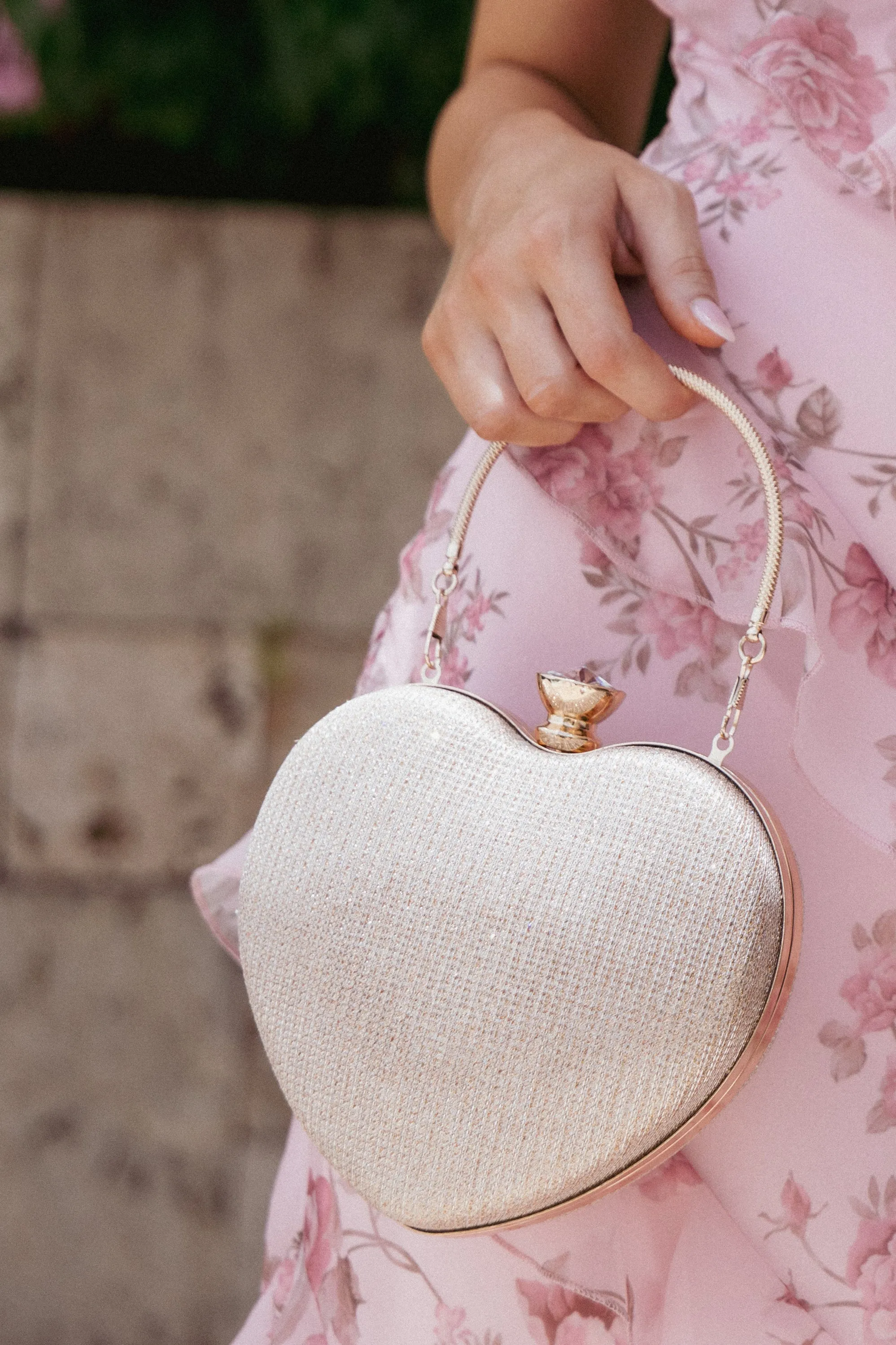 Sienna Heart Bag - Champagne Gold sold by Petal & Pup product image thumbnail 2