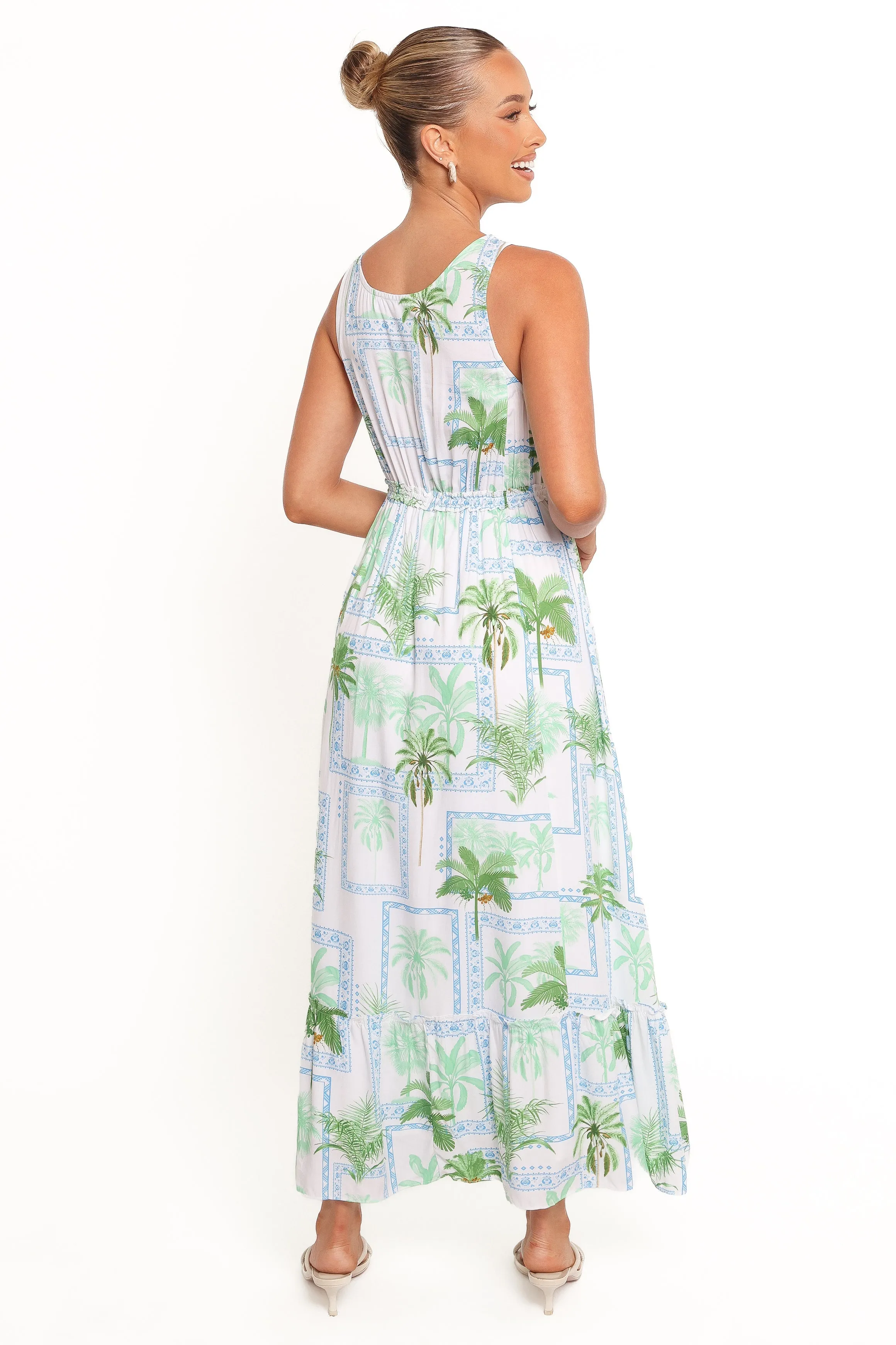 Rhiannon Maxi Dress - Green Multi sold by Petal & Pup product image thumbnail 4