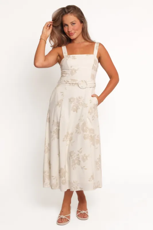 Liora Midi Dress - Antique White sold by Petal & Pup