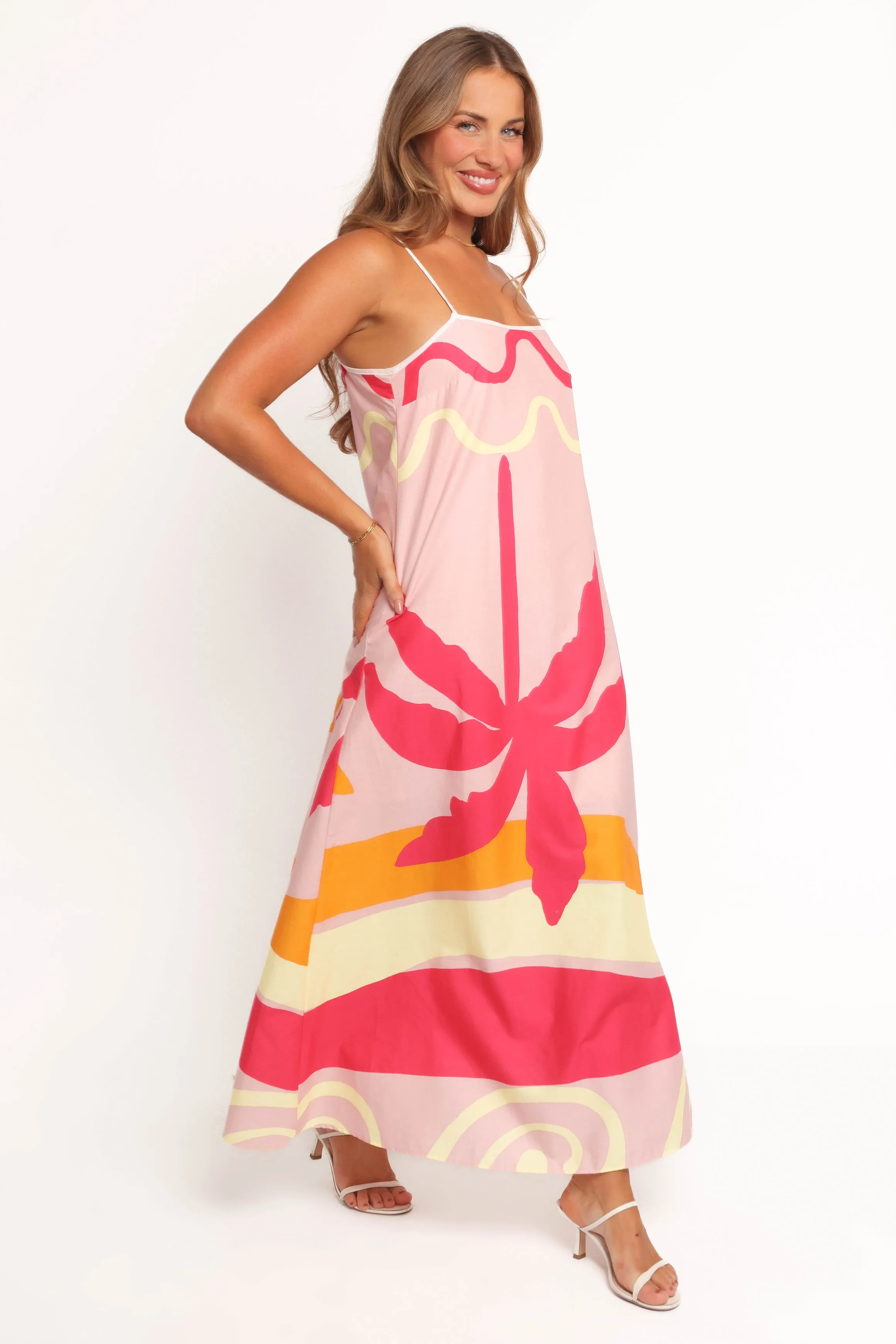 Sofia Maxi Dress - Pink Palm sold by Petal & Pup product image thumbnail 3
