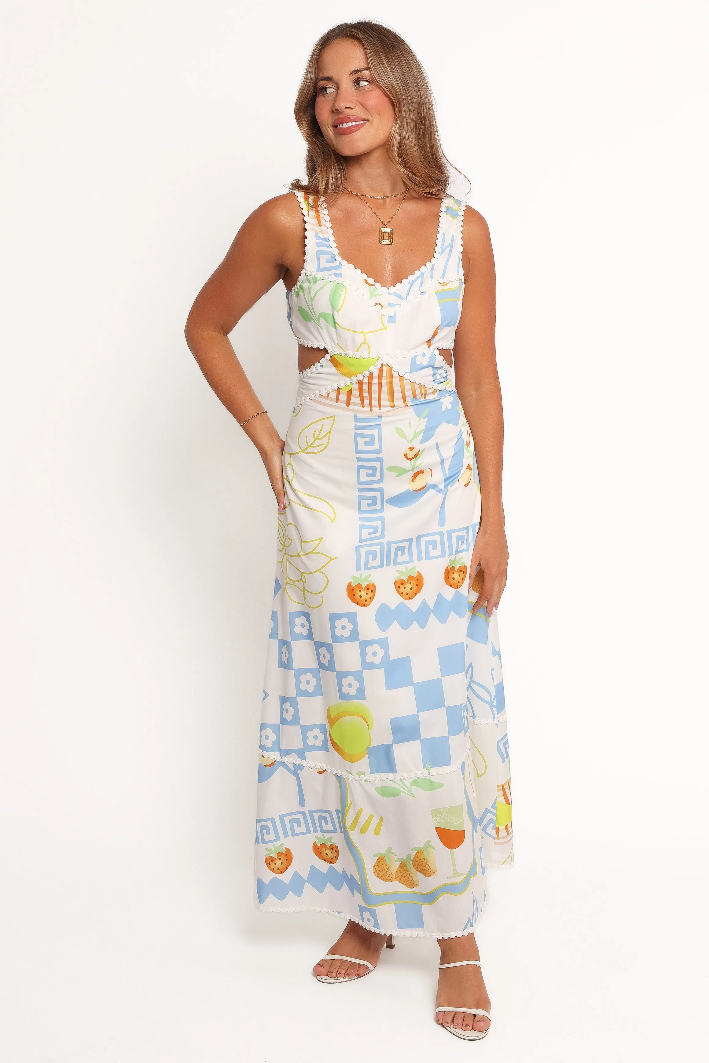 Janina Maxi Dress - Multi Print sold by Petal & Pup product image thumbnail 5