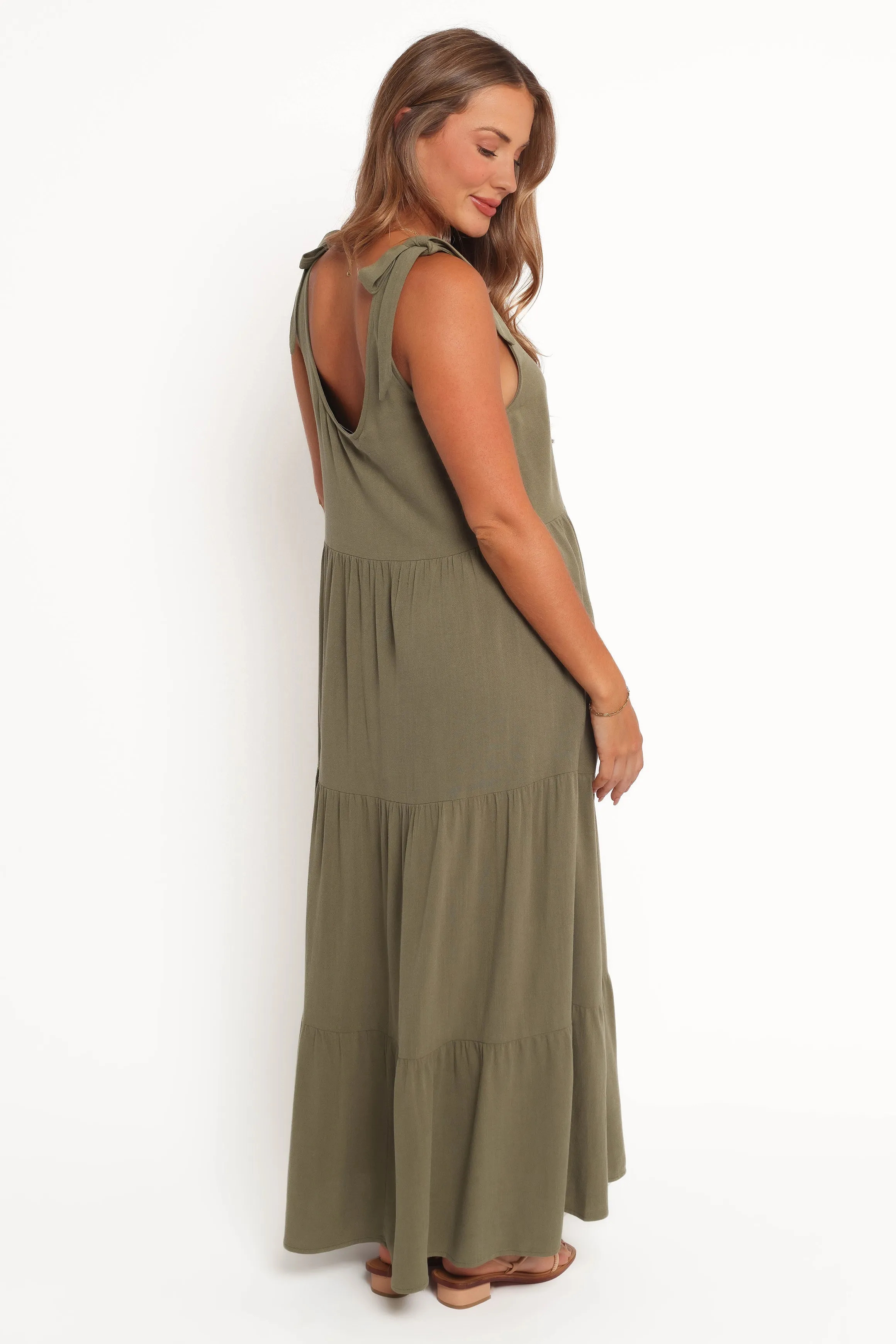 Marcy Midi Dress - Olive sold by Petal & Pup product image thumbnail 2
