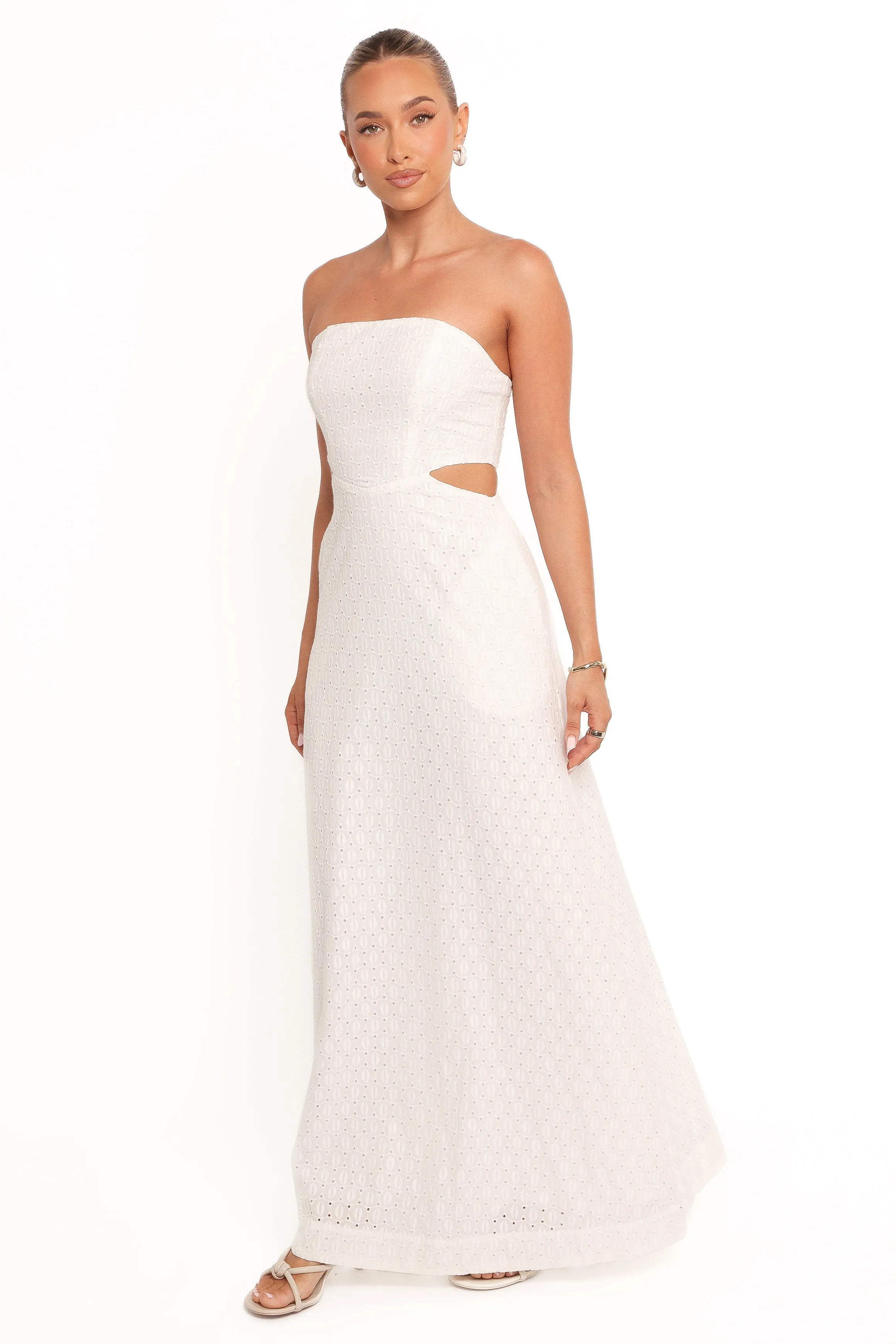 Laura Midi Dress - White sold by Petal & Pup product image thumbnail 5