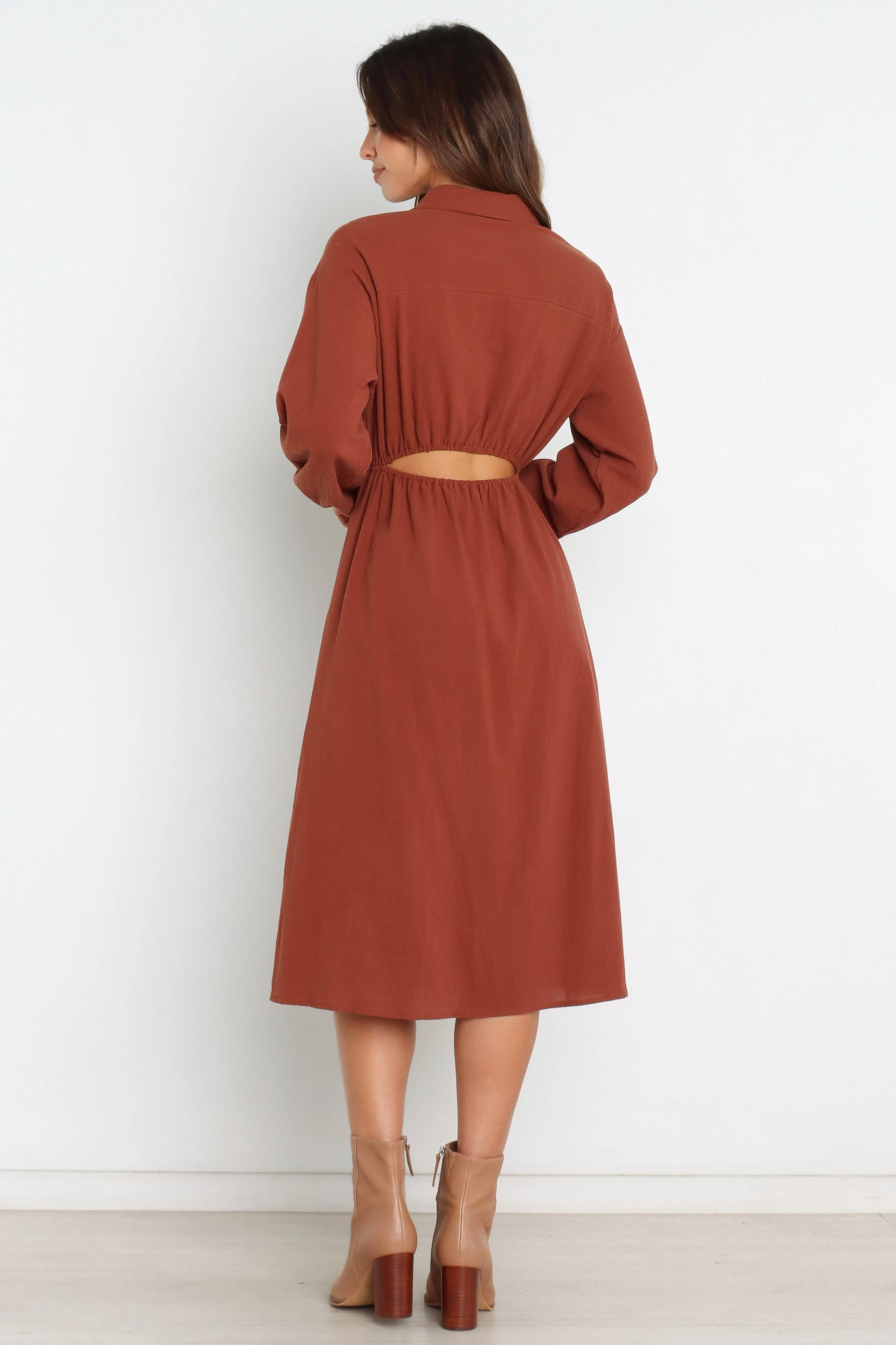 Jenly Dress - Brown sold by Petal & Pup product image thumbnail 4