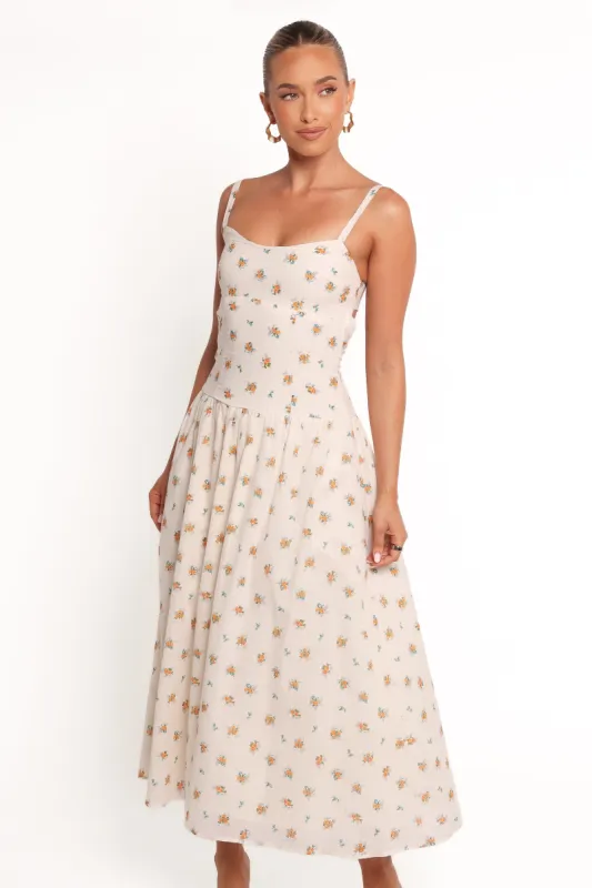 Oakley Maxi Dress - Yellow Floral sold by Petal & Pup