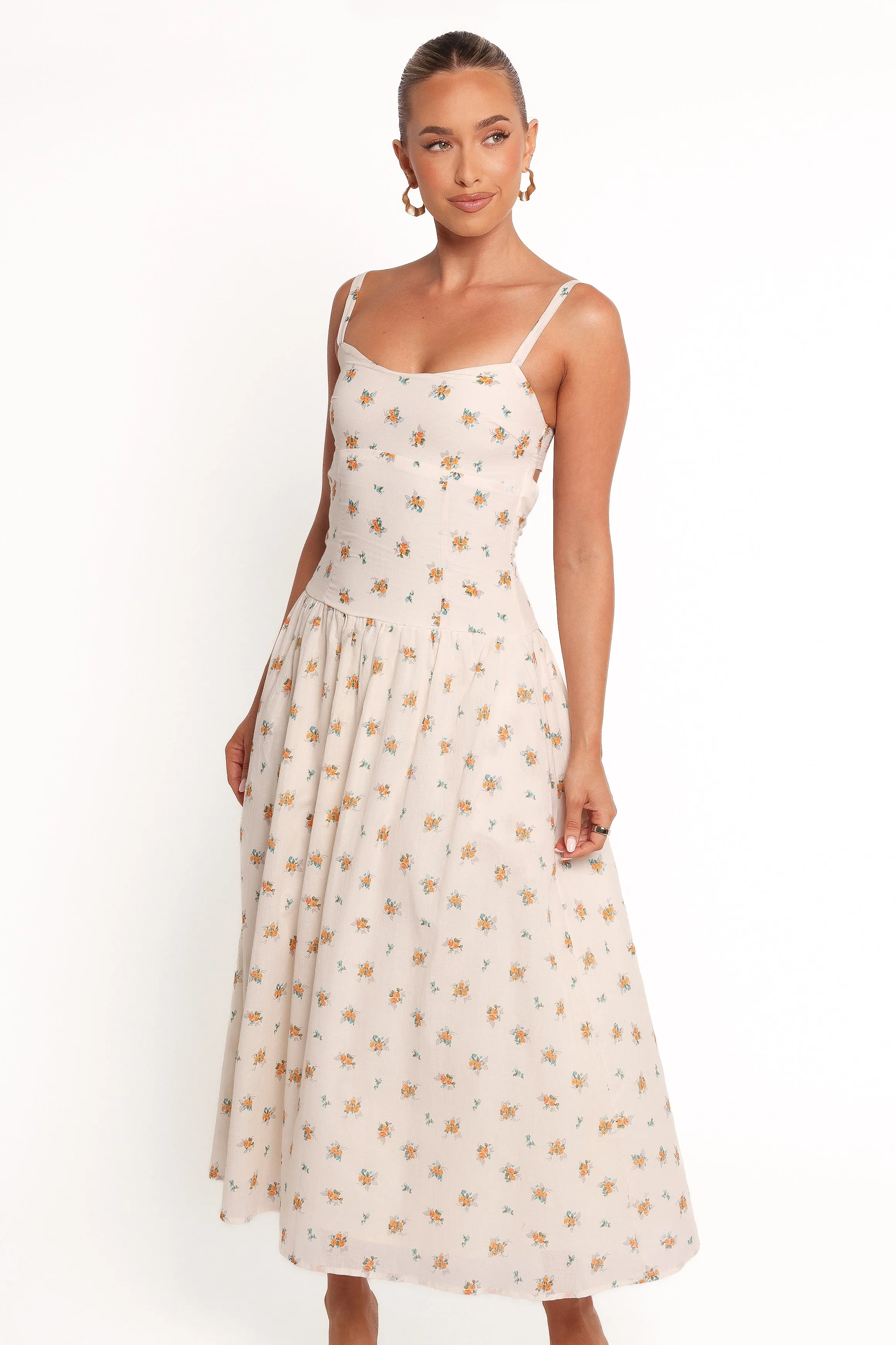 Oakley Maxi Dress - Yellow Floral sold by Petal & Pup