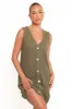 Luan Mini Dress - Olive sold by Petal & Pup