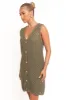 Luan Mini Dress - Olive sold by Petal & Pup
