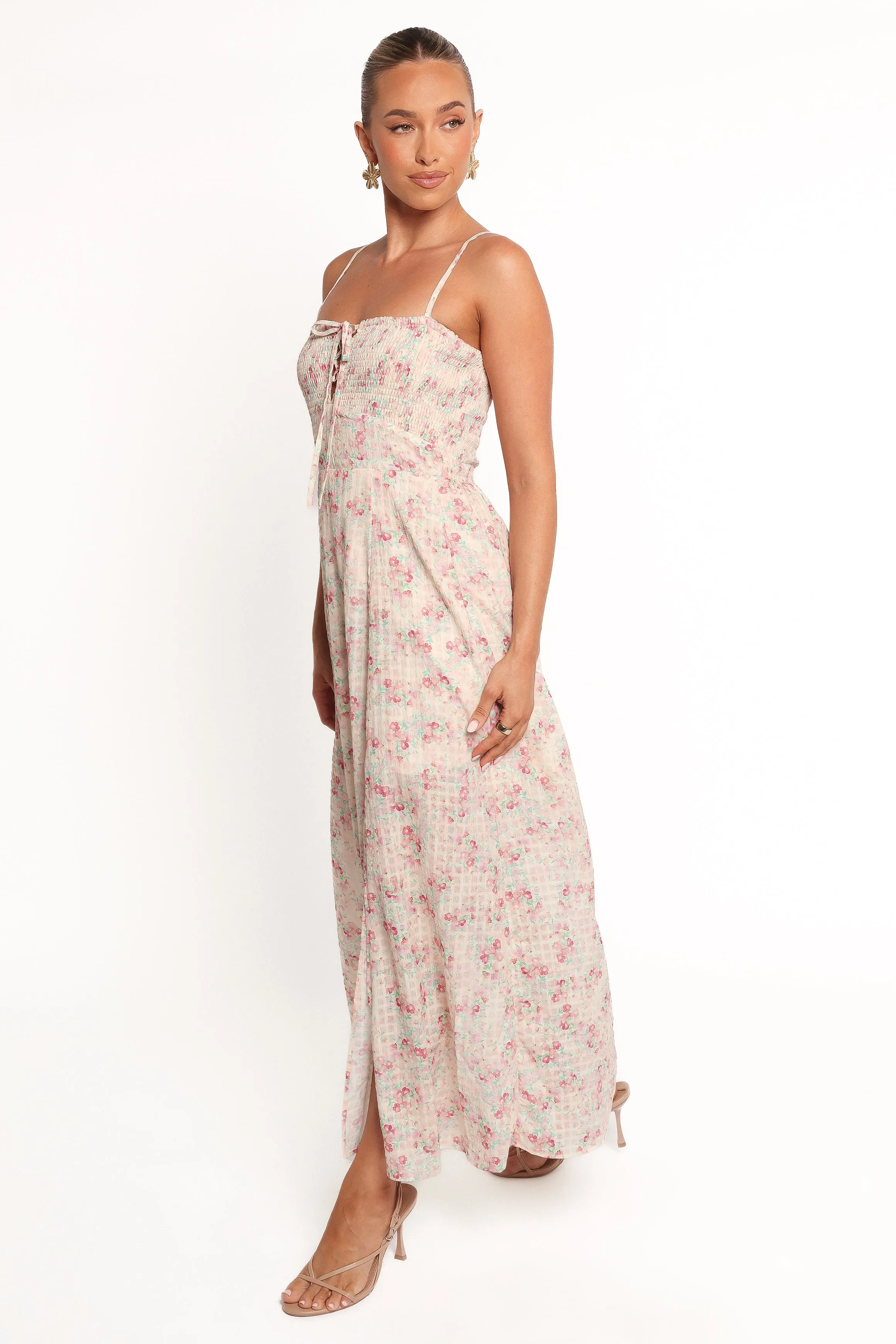 Vespera Maxi Dress - Pink Ditsy sold by Petal & Pup product image thumbnail 2