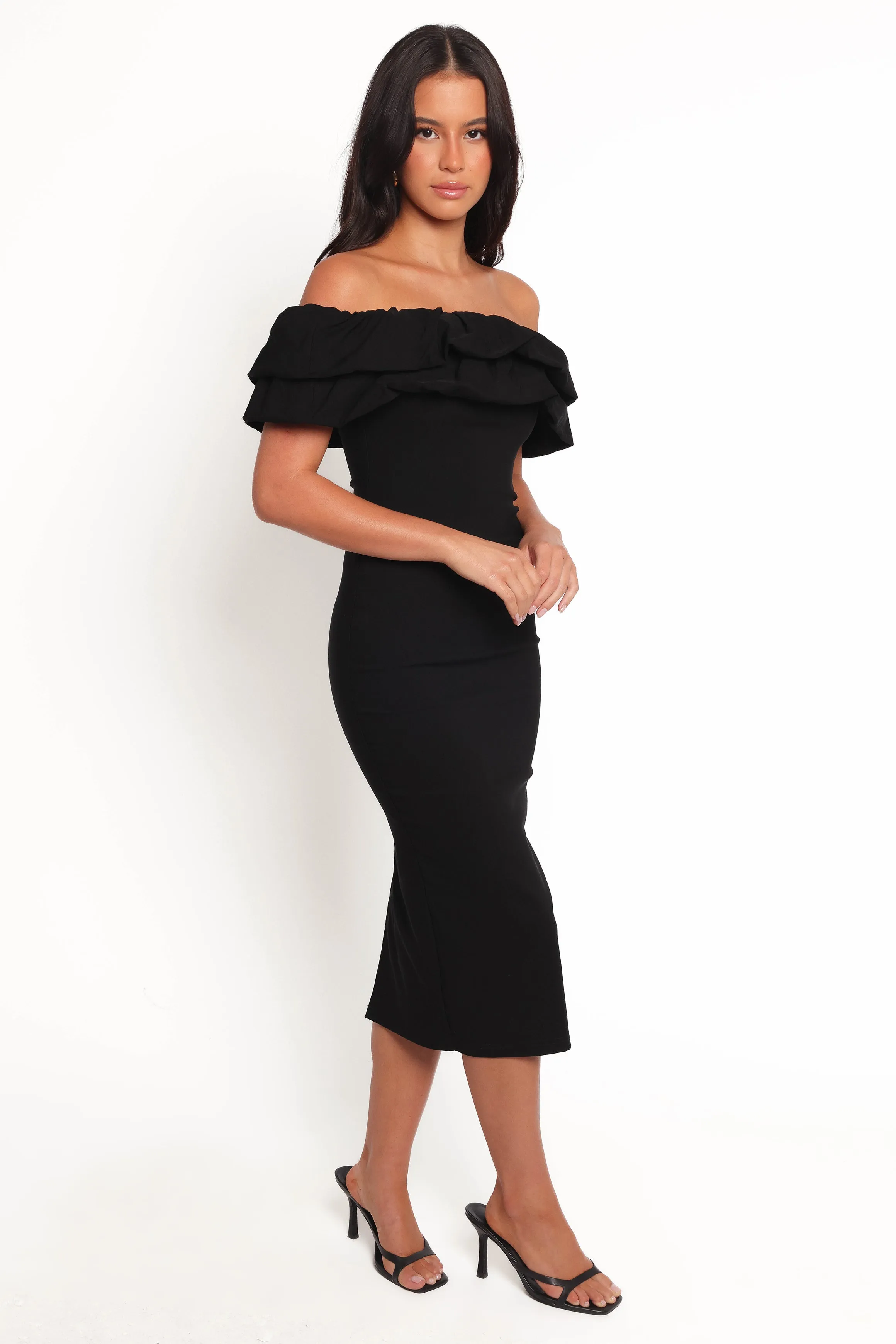 Sammi Midi Dress - Black sold by Petal & Pup product image thumbnail 5