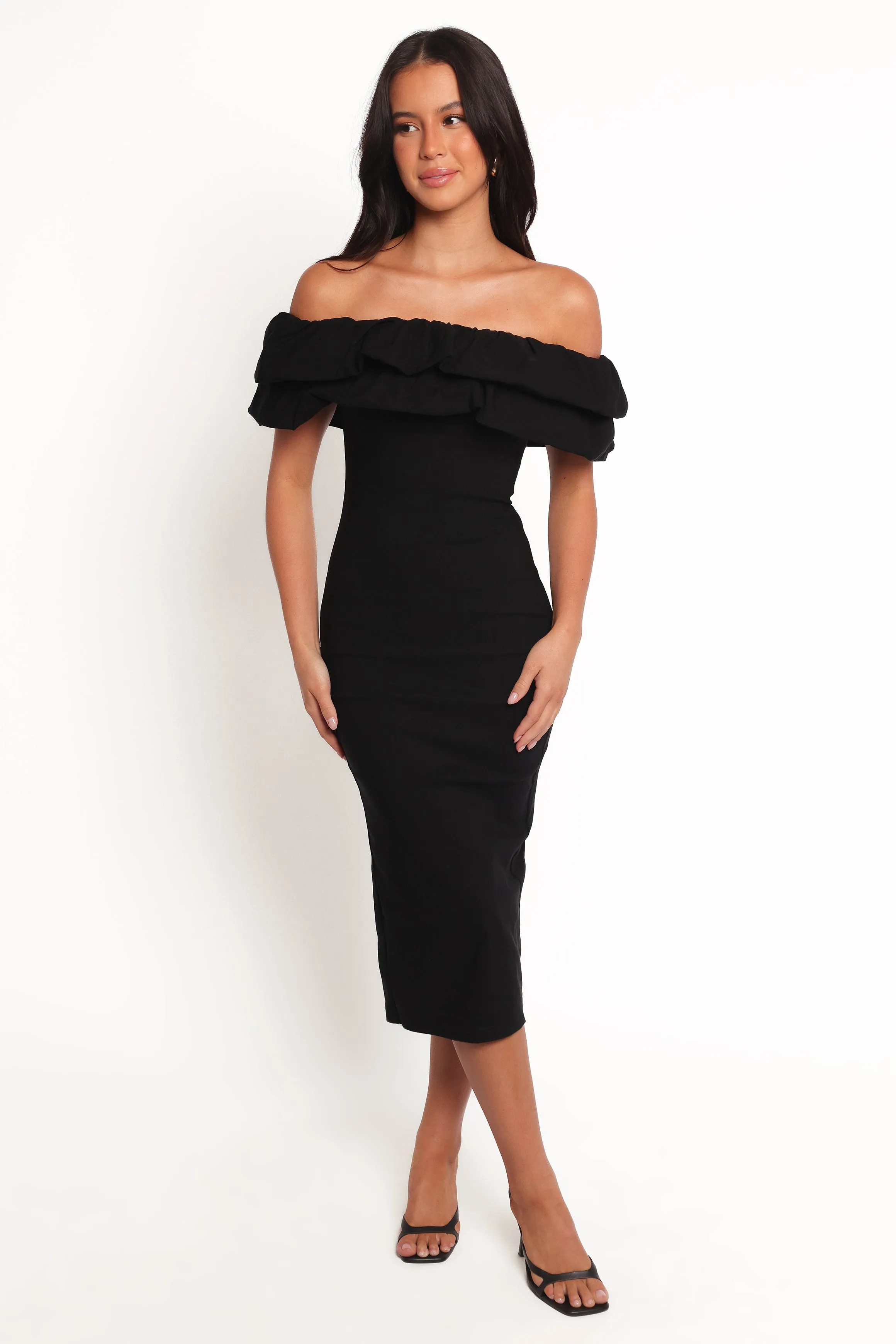 Sammi Midi Dress - Black sold by Petal & Pup product image thumbnail 2