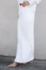 Kya Ribbed Knit Maxi Skirt - White sold by Petal & Pup