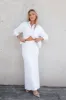 Kya Ribbed Knit Maxi Skirt - White sold by Petal & Pup