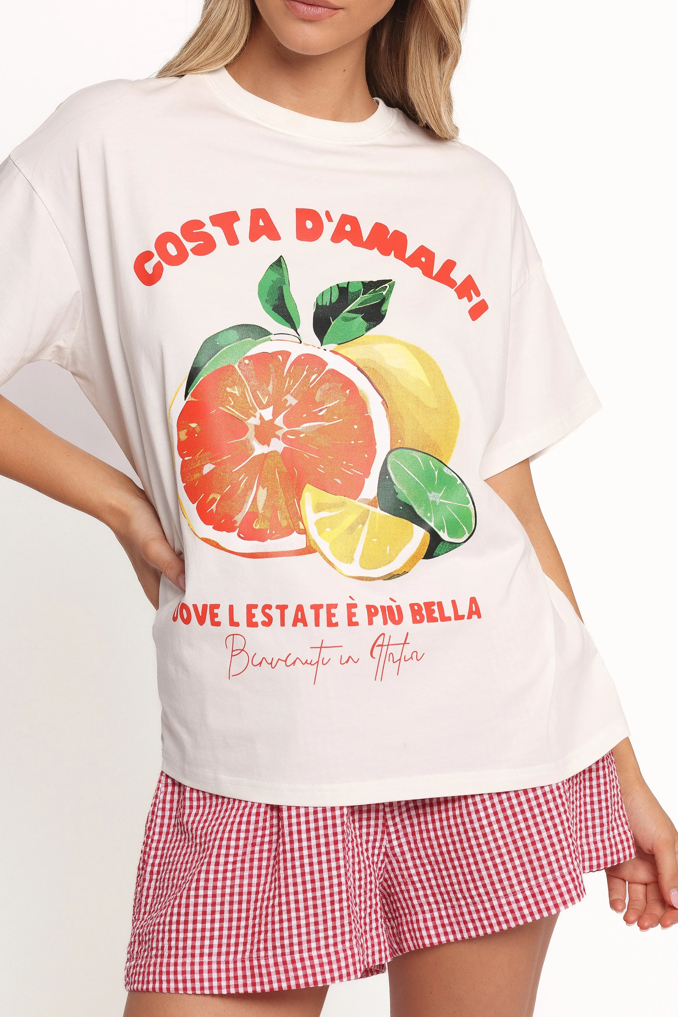 Costa D'Amalfi Tee - White sold by Petal & Pup product image thumbnail 2