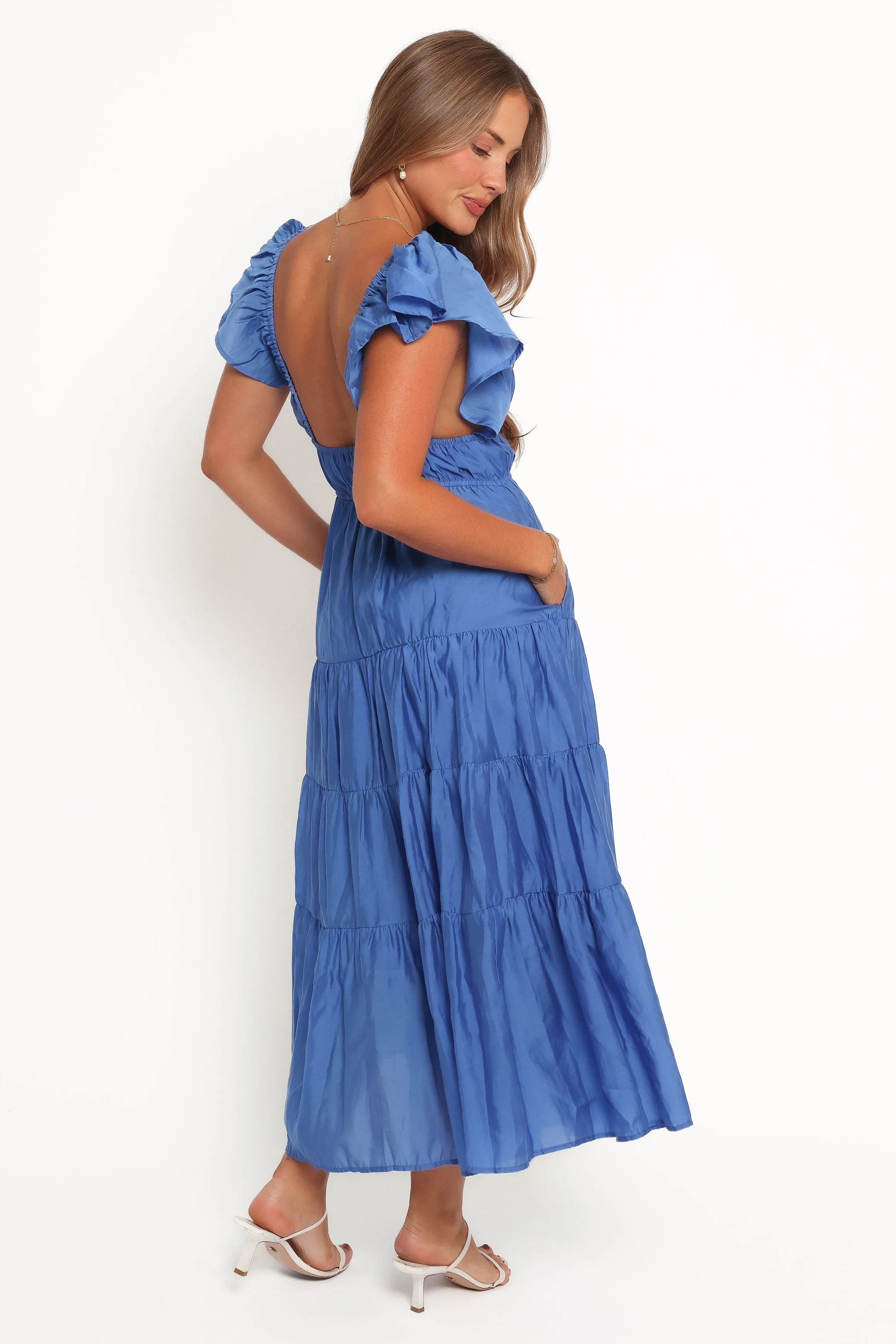 Elowen Midi Dress - Cobalt Blue sold by Petal & Pup product image thumbnail 4