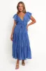 Elowen Midi Dress - Cobalt Blue sold by Petal & Pup