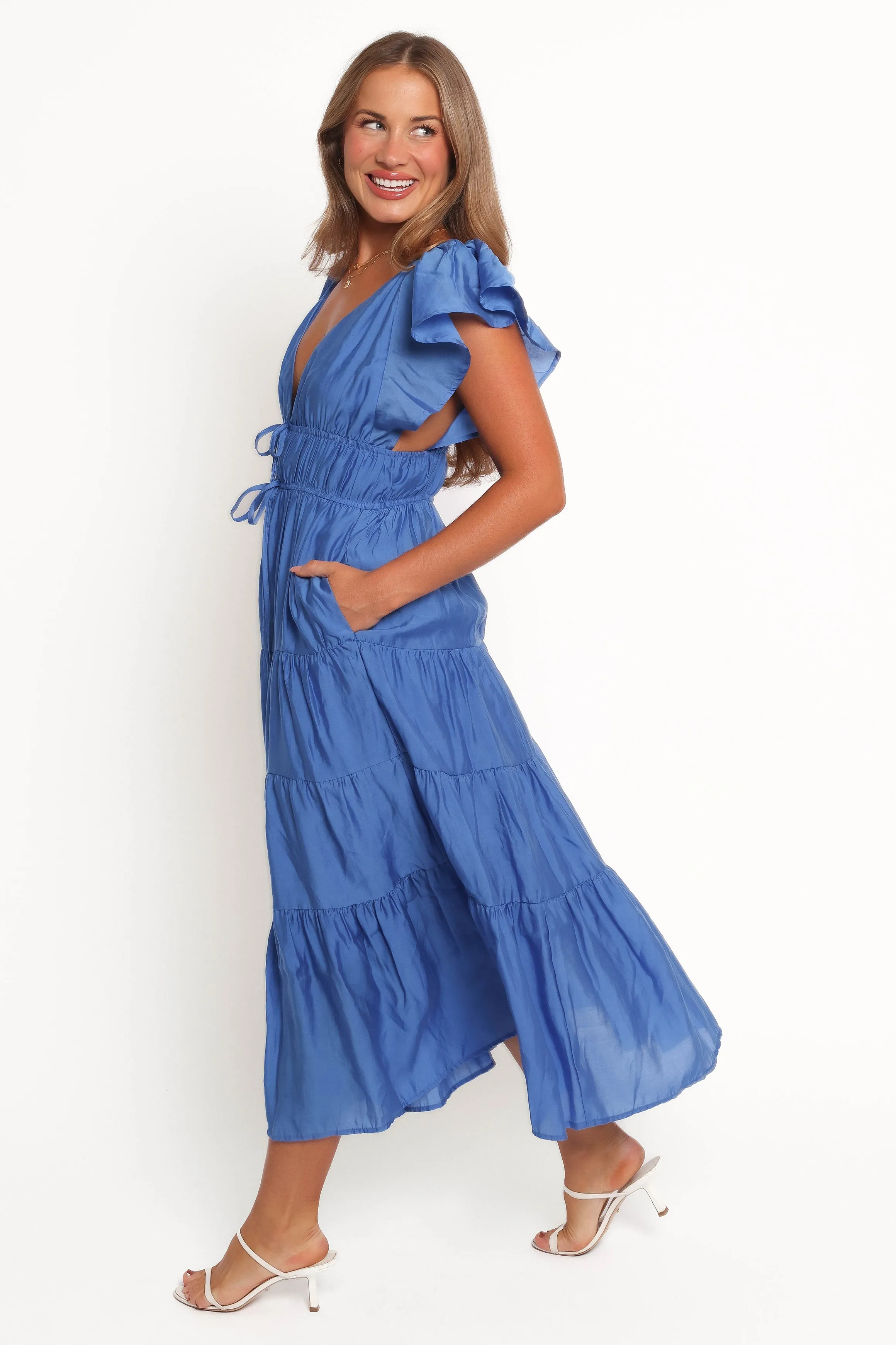 Elowen Midi Dress - Cobalt Blue sold by Petal & Pup product image thumbnail 3