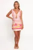 Ariarne Mini Dress - Pink Palm sold by Petal & Pup
