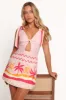Ariarne Mini Dress - Pink Palm sold by Petal & Pup