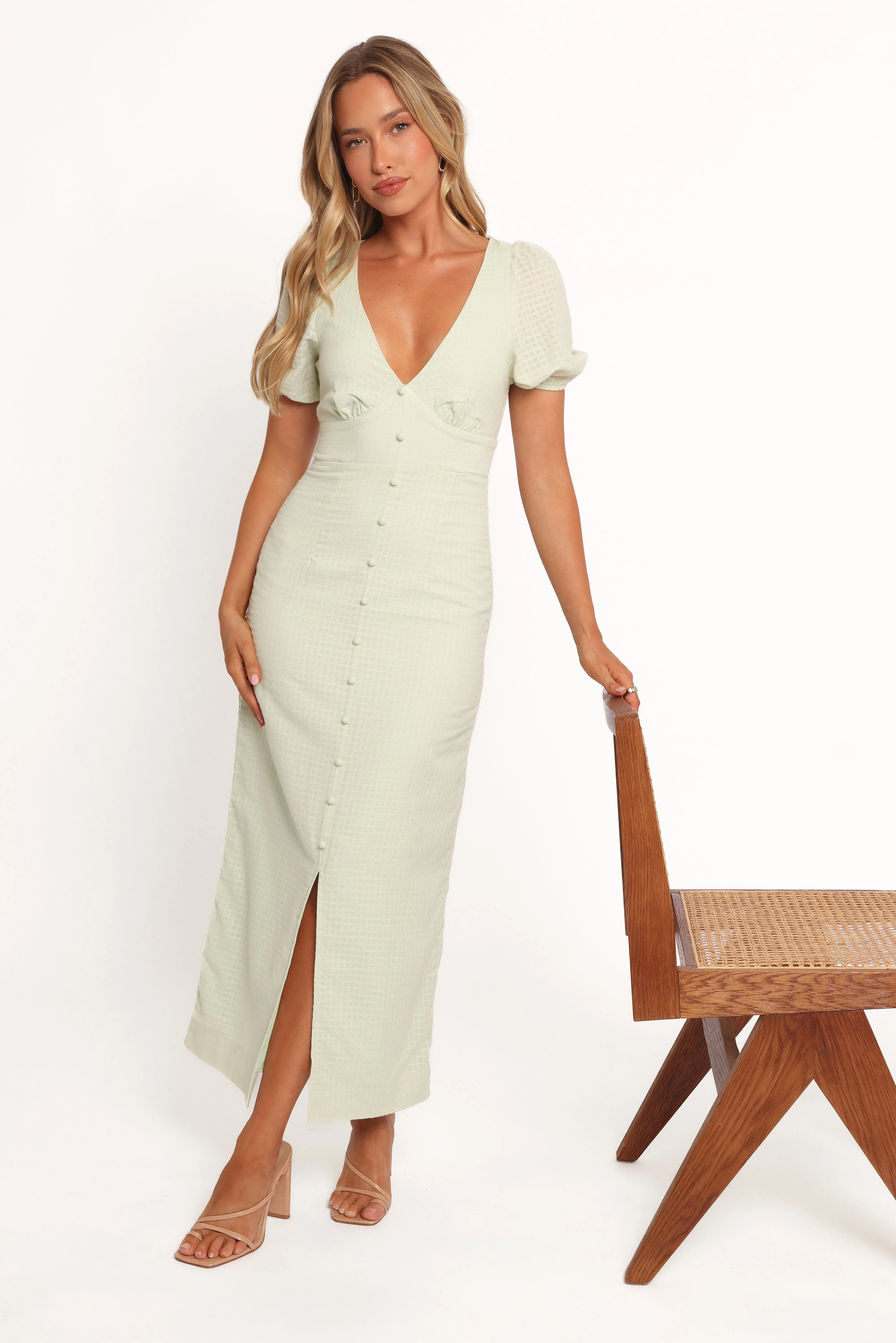 Seraphina Maxi Dress - Green sold by Petal & Pup