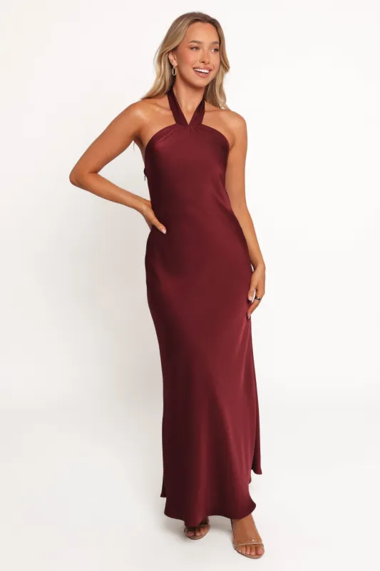 Larkin Maxi Dress - Plum sold by Petal & Pup