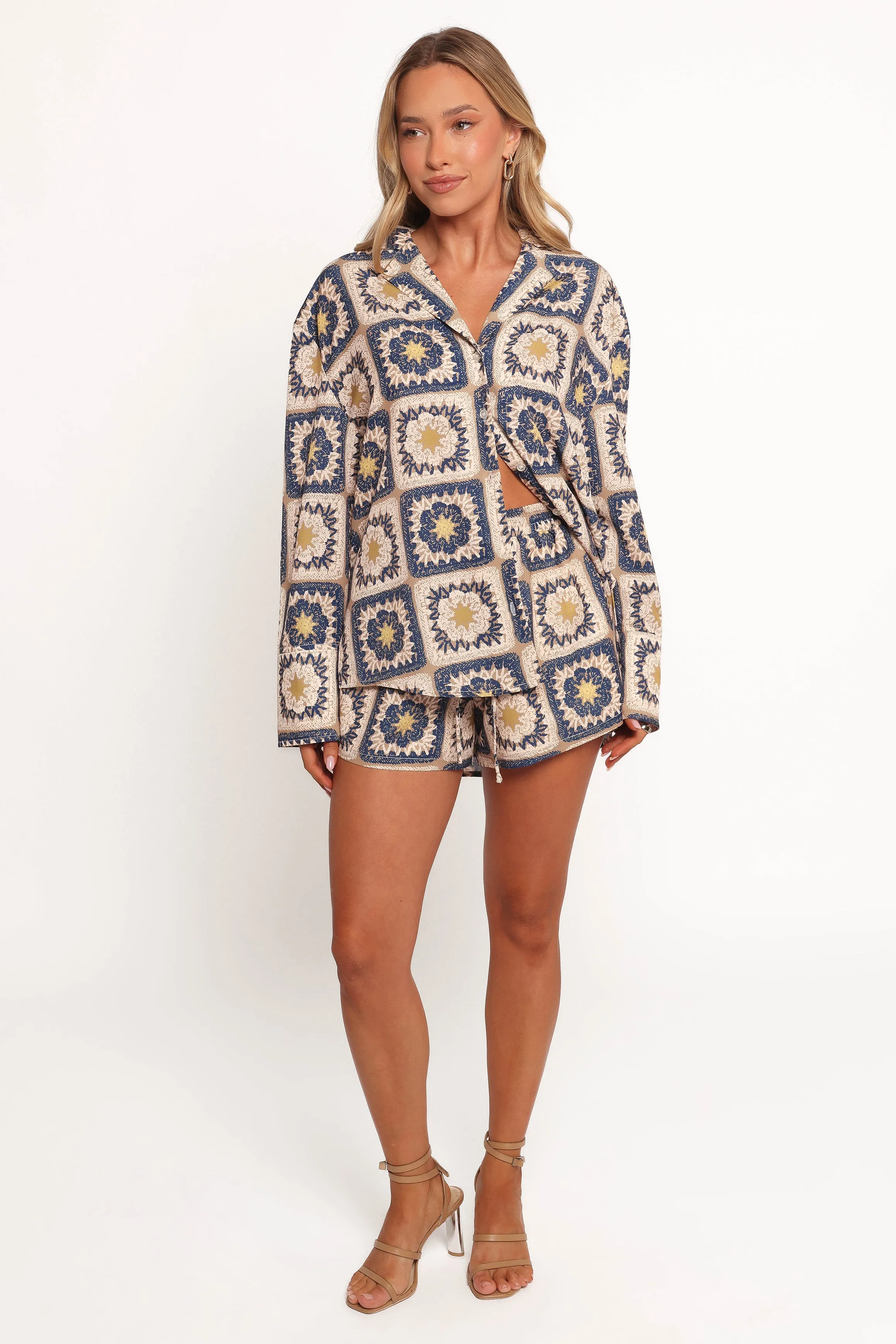 Rowena Shorts - Rowena Print sold by Petal & Pup