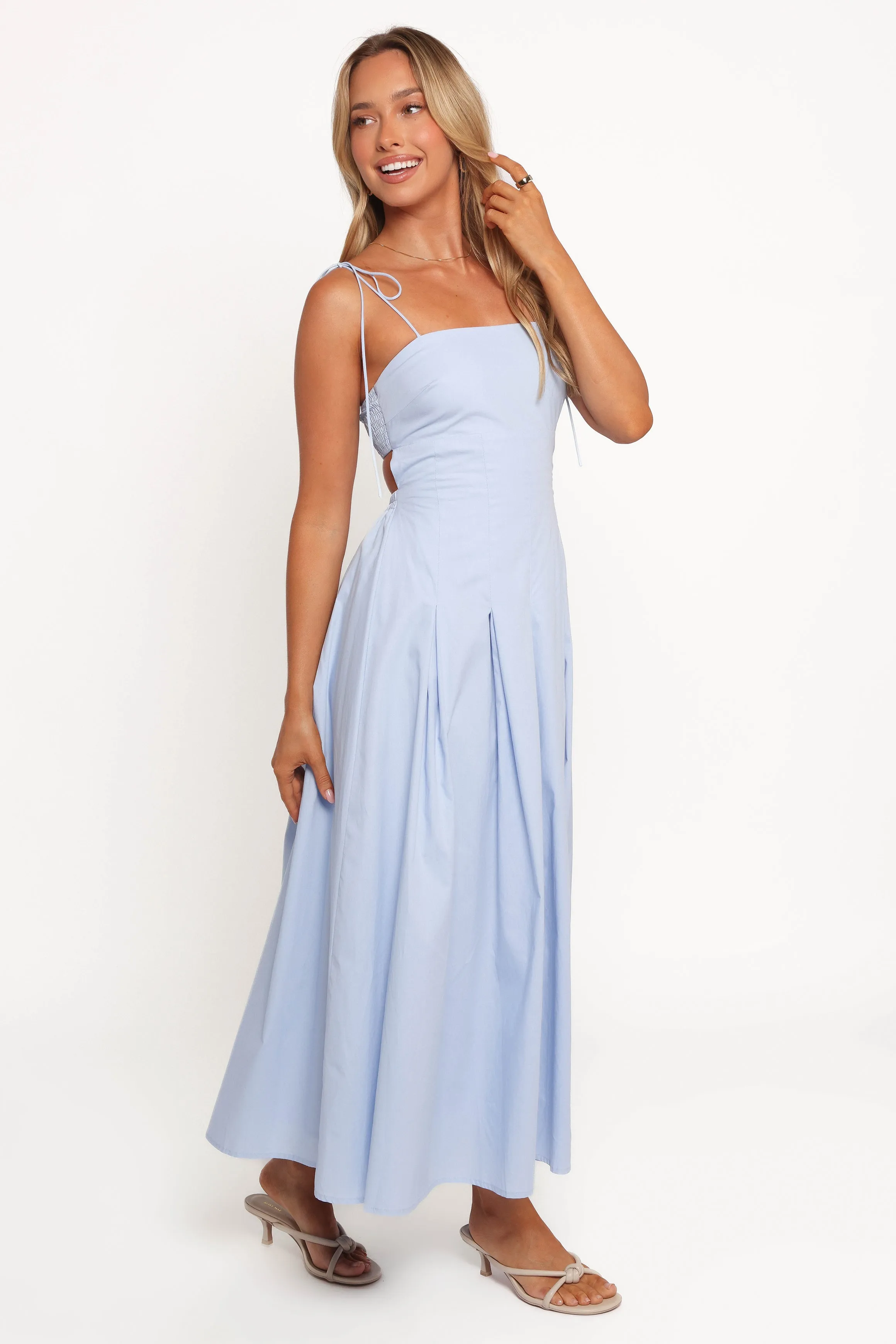 Briony Midi Dress - Blue sold by Petal & Pup product image thumbnail 5
