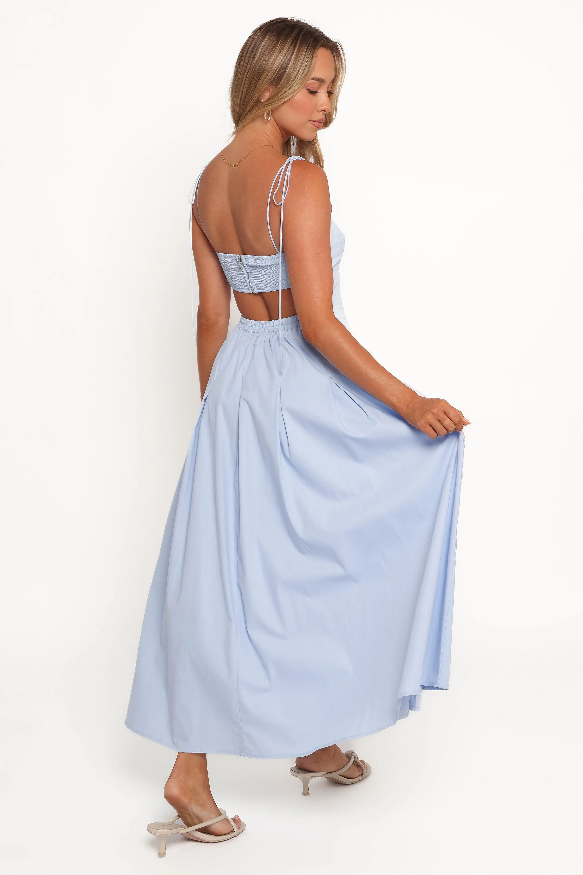 Briony Midi Dress - Blue sold by Petal & Pup product image thumbnail 4