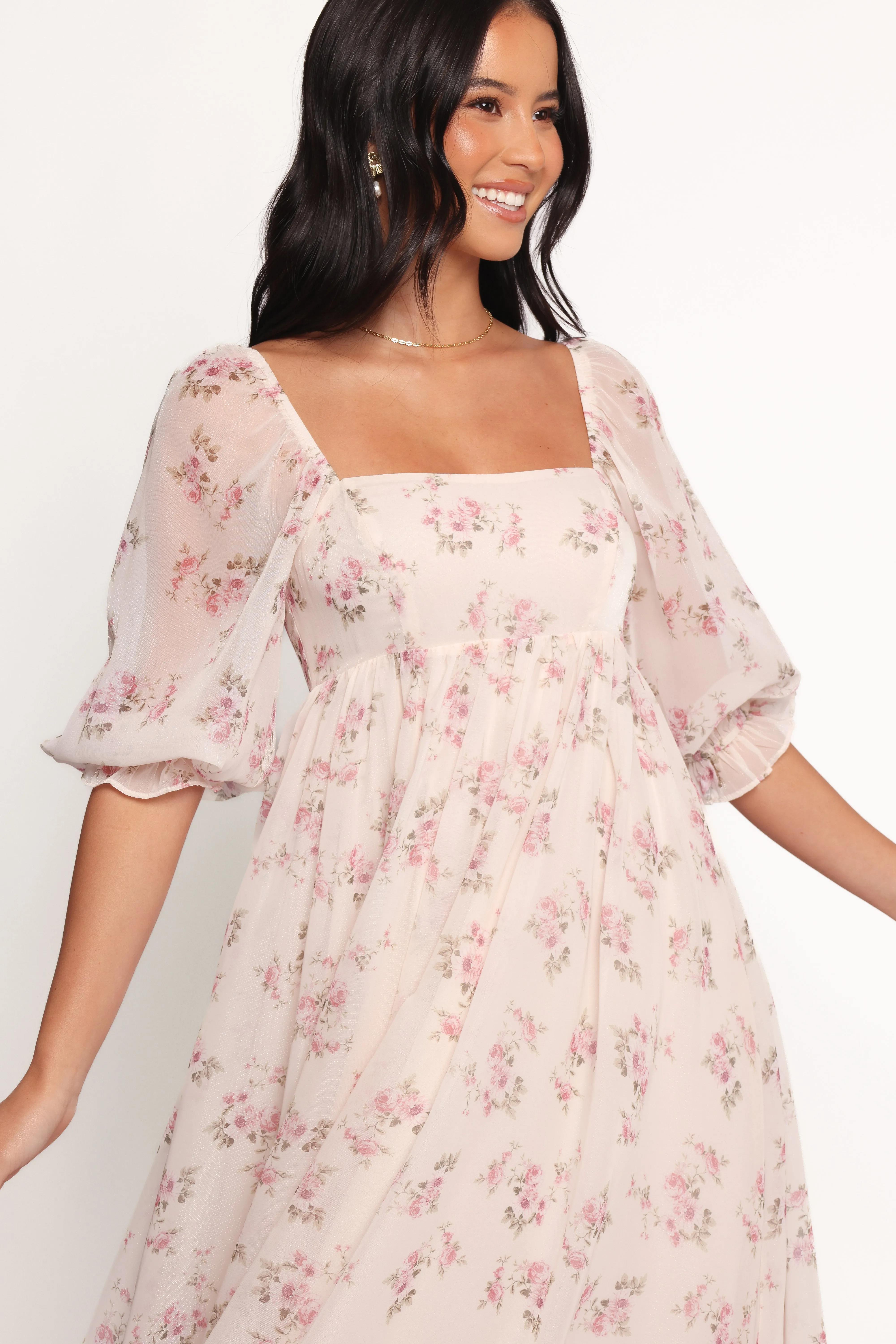 Sonnet Maxi Dress - Pink Floral sold by Petal & Pup product image thumbnail 2