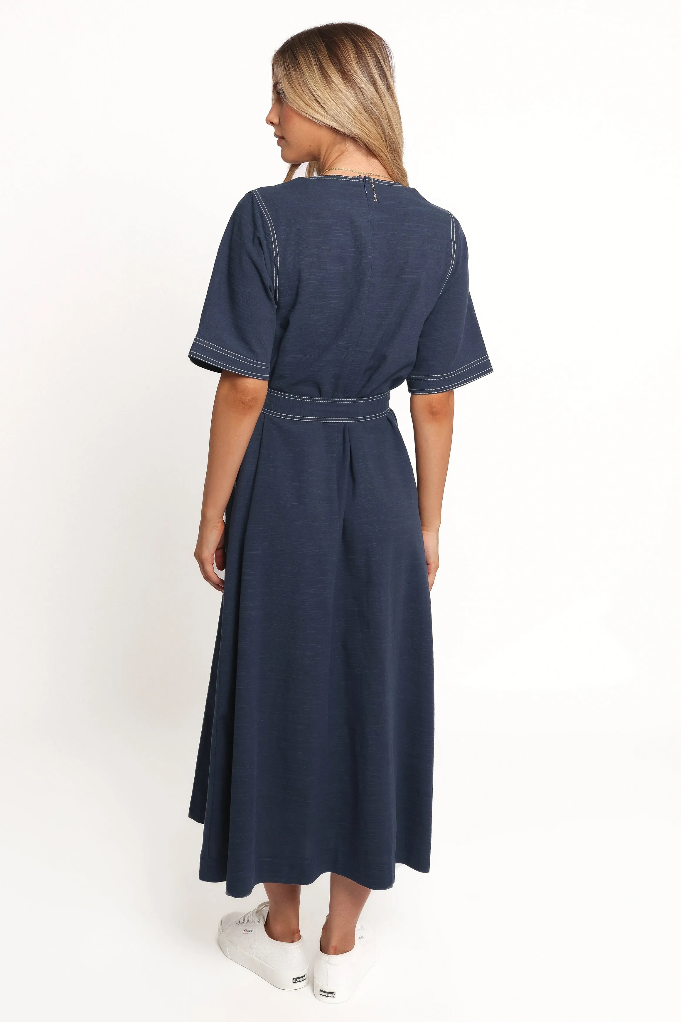 Kade Midi Dress - Blue sold by Petal & Pup product image thumbnail 4