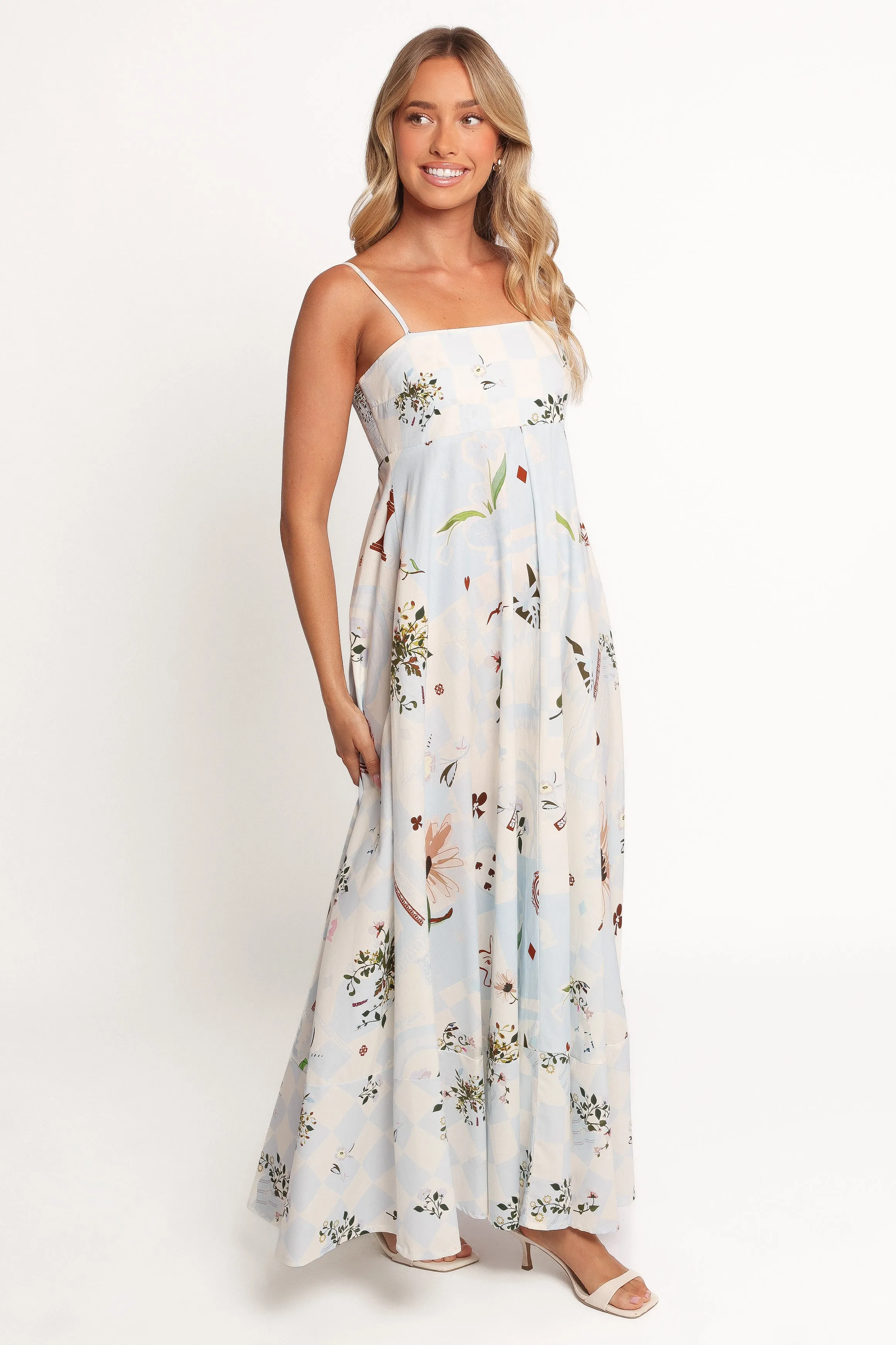 Emmeline Maxi Dress - Blue Floral sold by Petal & Pup product image thumbnail 5
