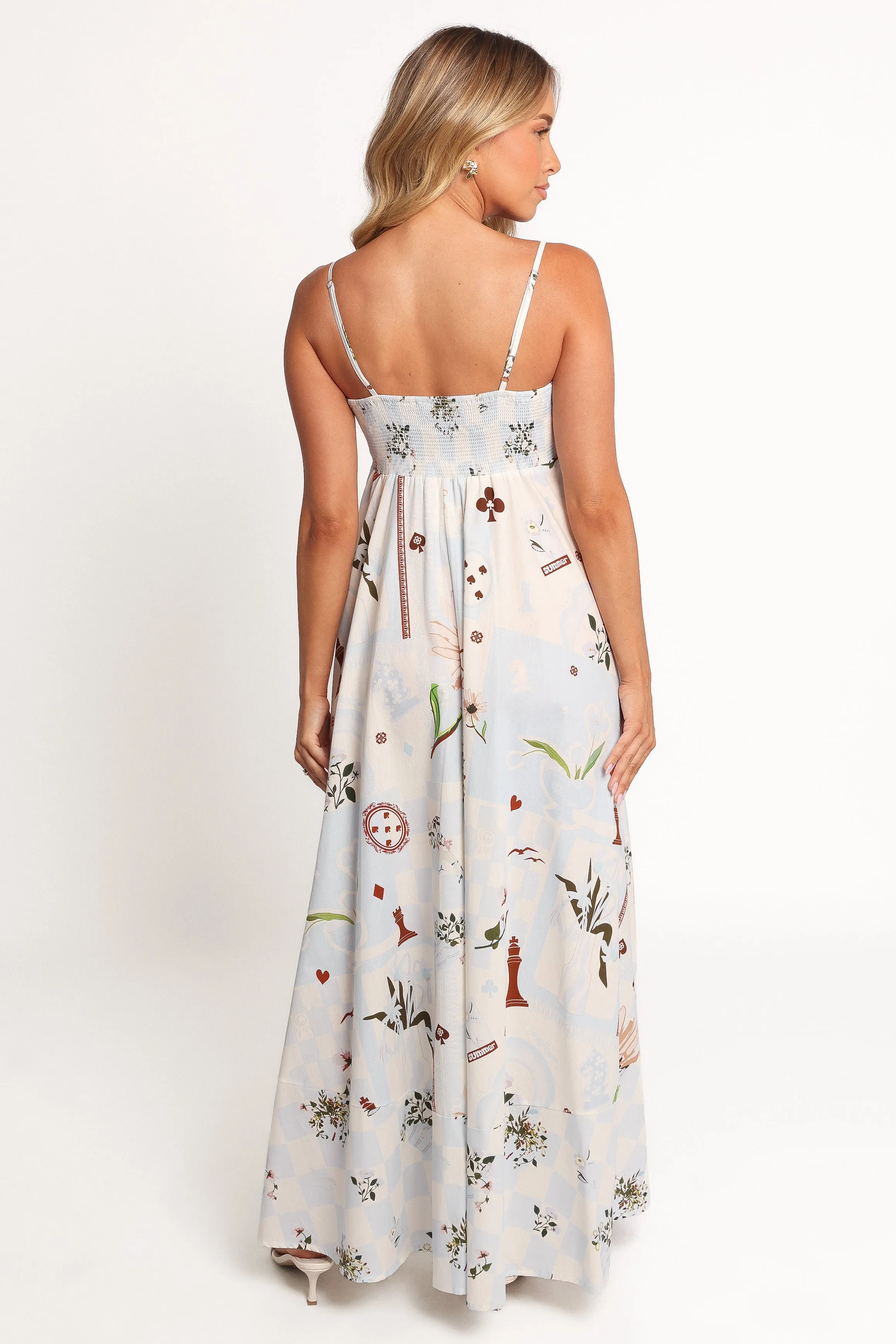 Emmeline Maxi Dress - Blue Floral sold by Petal & Pup product image thumbnail 4
