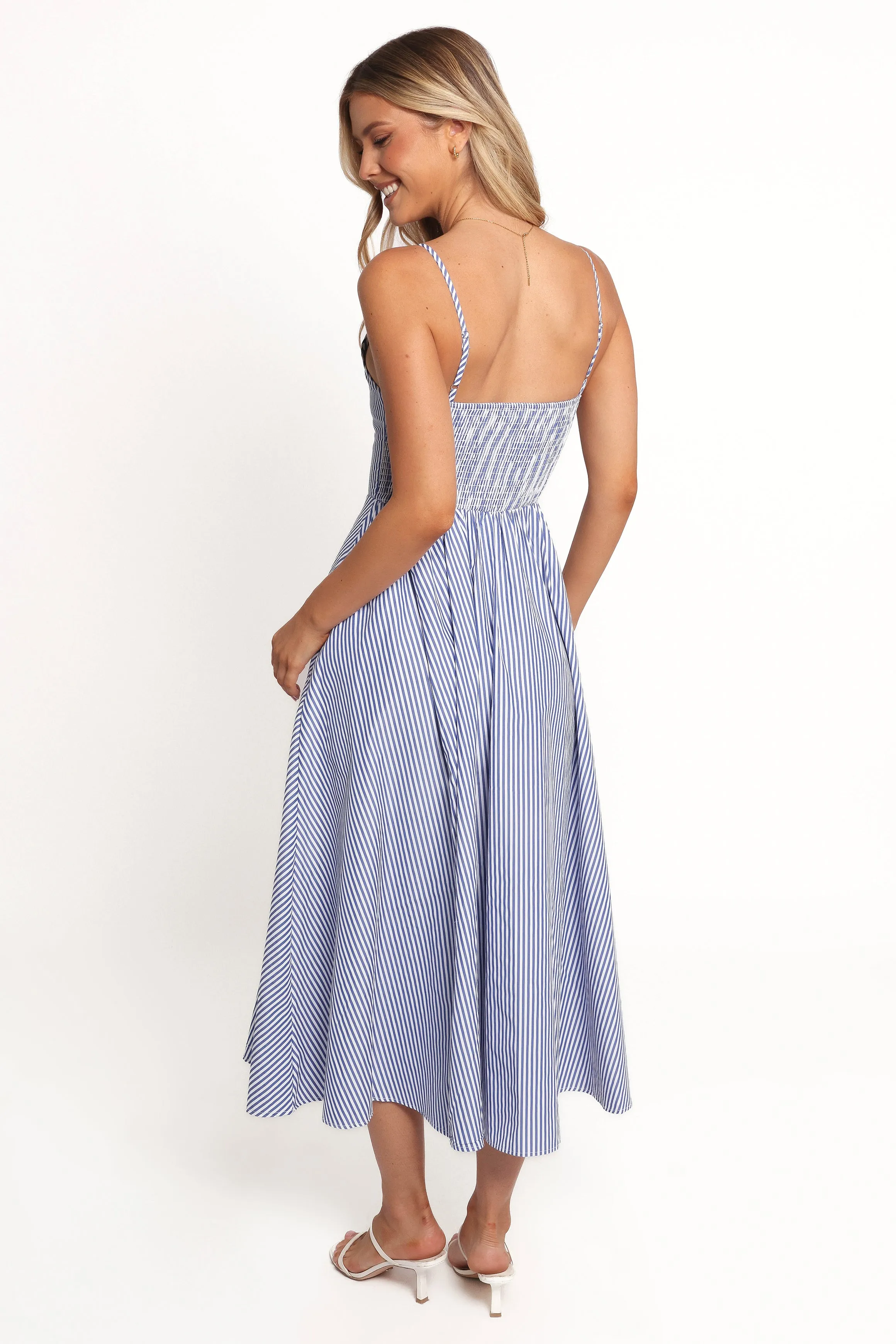 Romilly Strappy Maxi Dress - Light Blue sold by Petal & Pup product image thumbnail 4