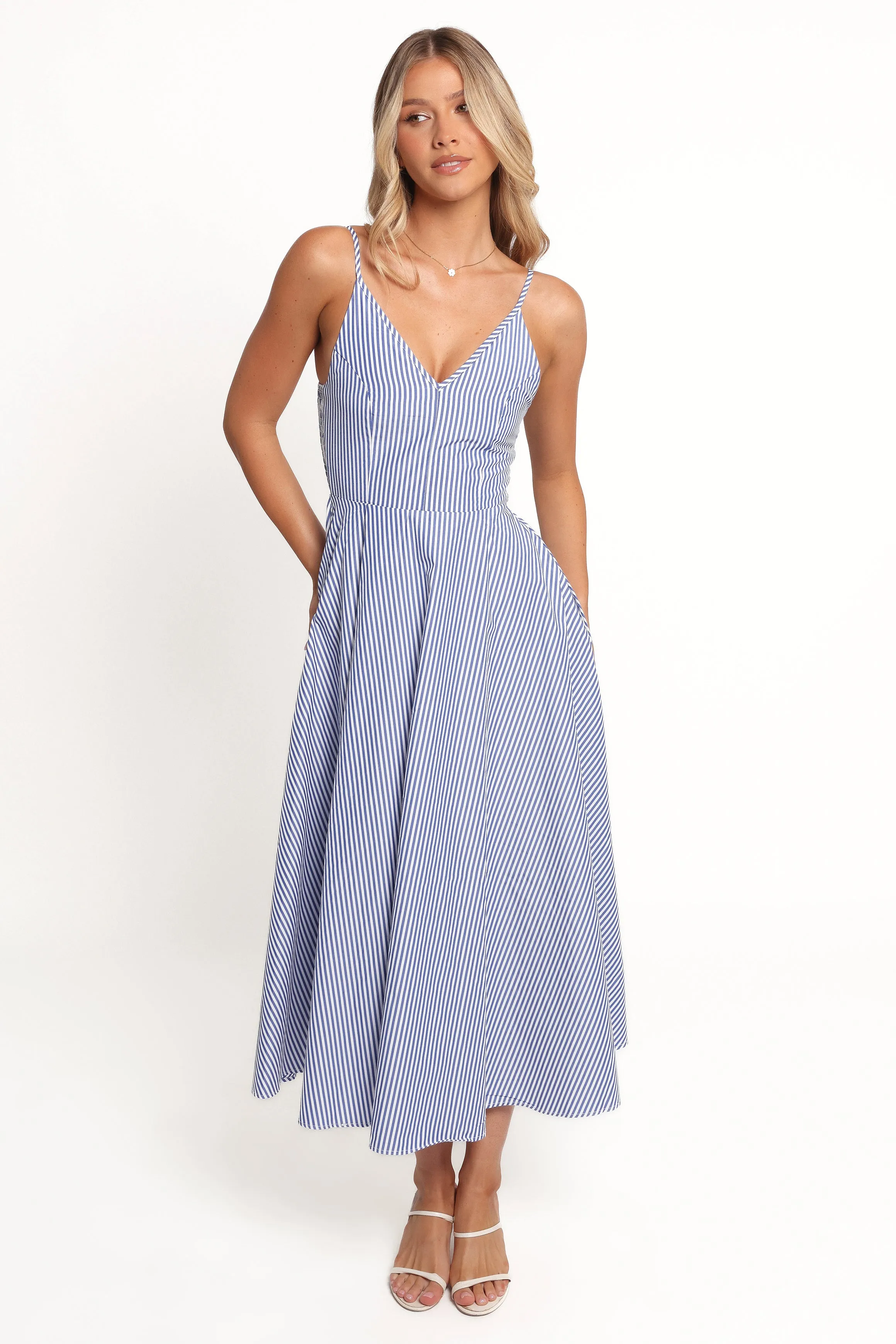 Romilly Strappy Maxi Dress - Light Blue sold by Petal & Pup product image thumbnail 2