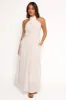 Betsy Halterneck Maxi Dress - White sold by Petal & Pup