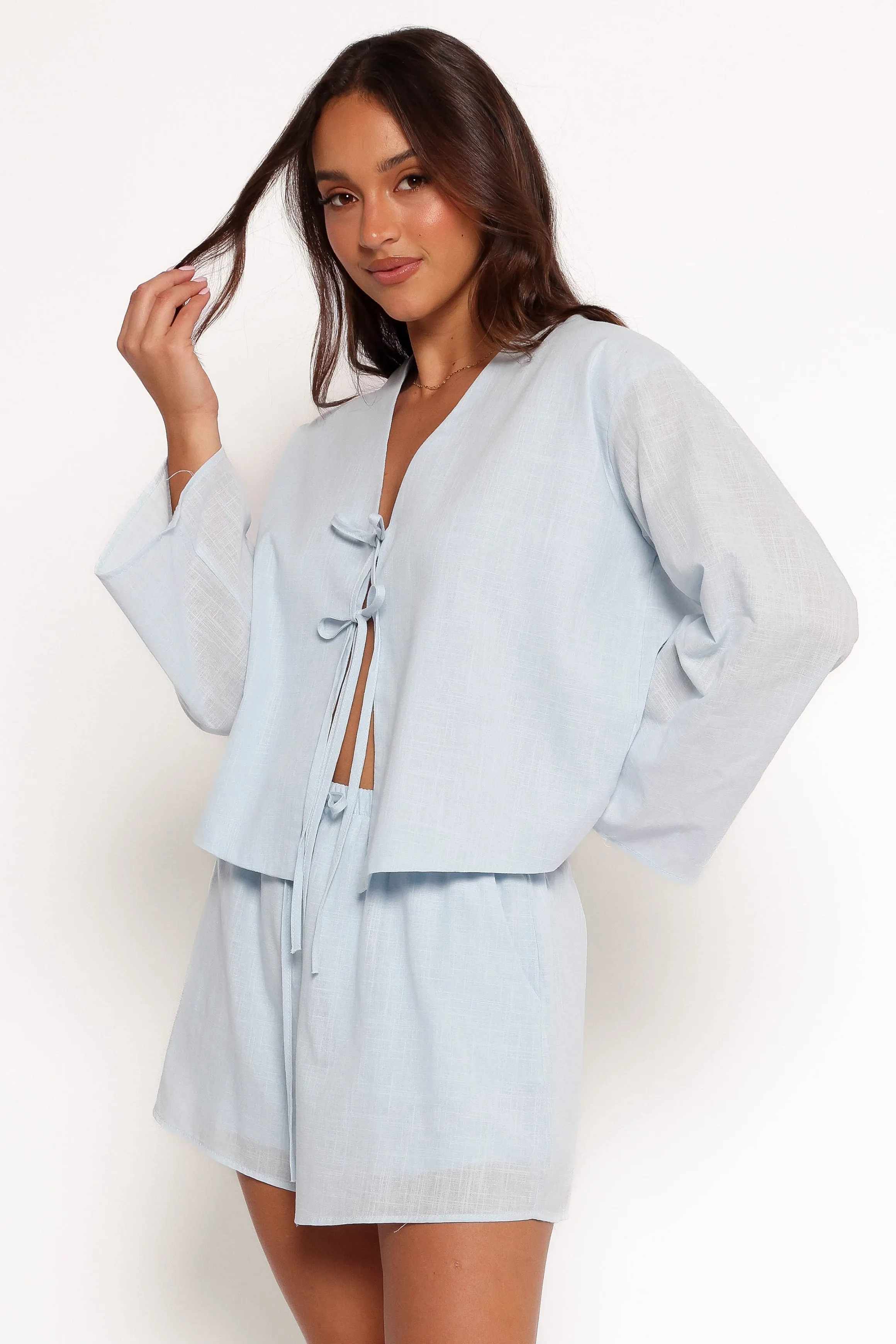 Flynn Short Set - Pale Blue sold by Petal & Pup product image thumbnail 4