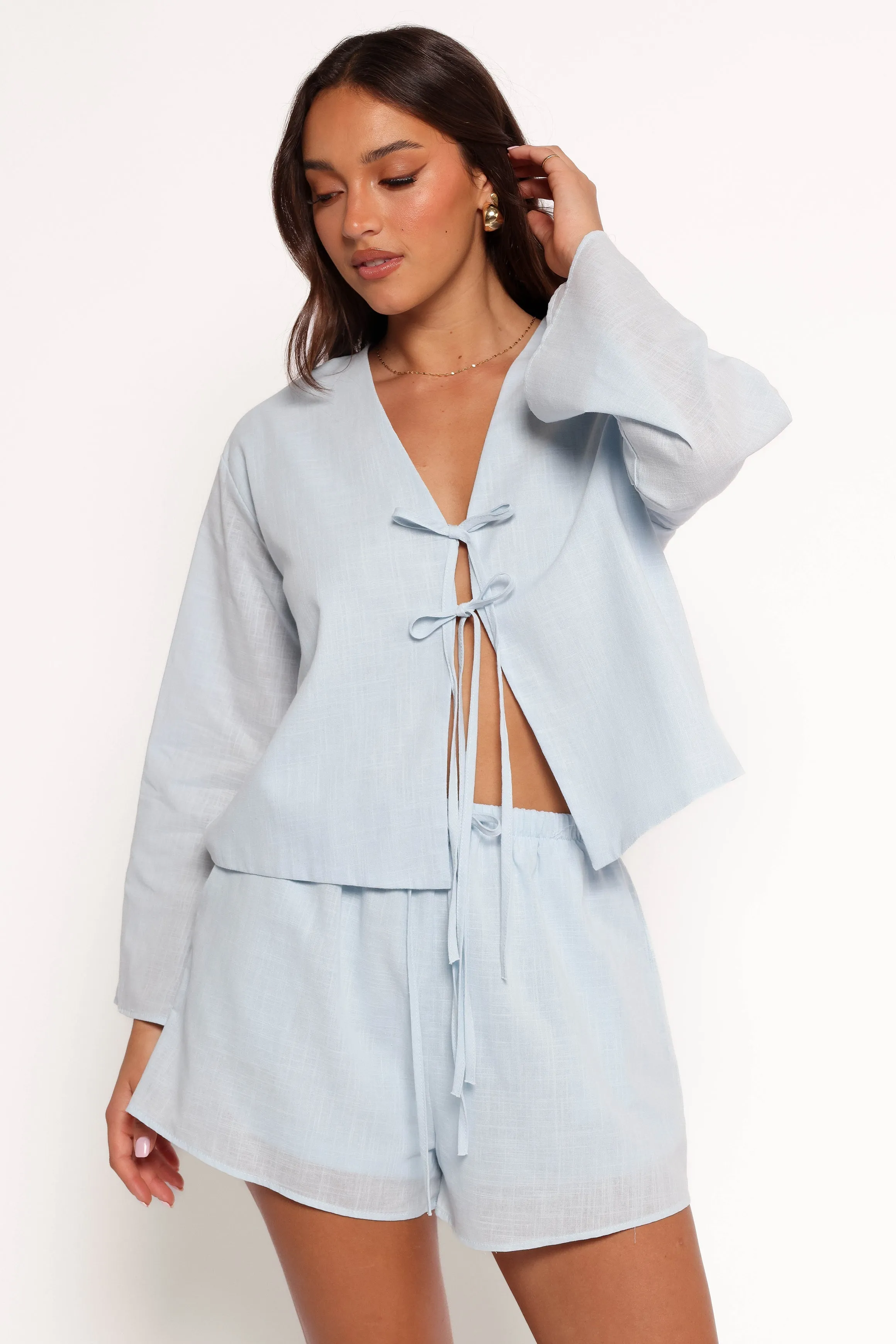 Flynn Short Set - Pale Blue sold by Petal & Pup product image thumbnail 3