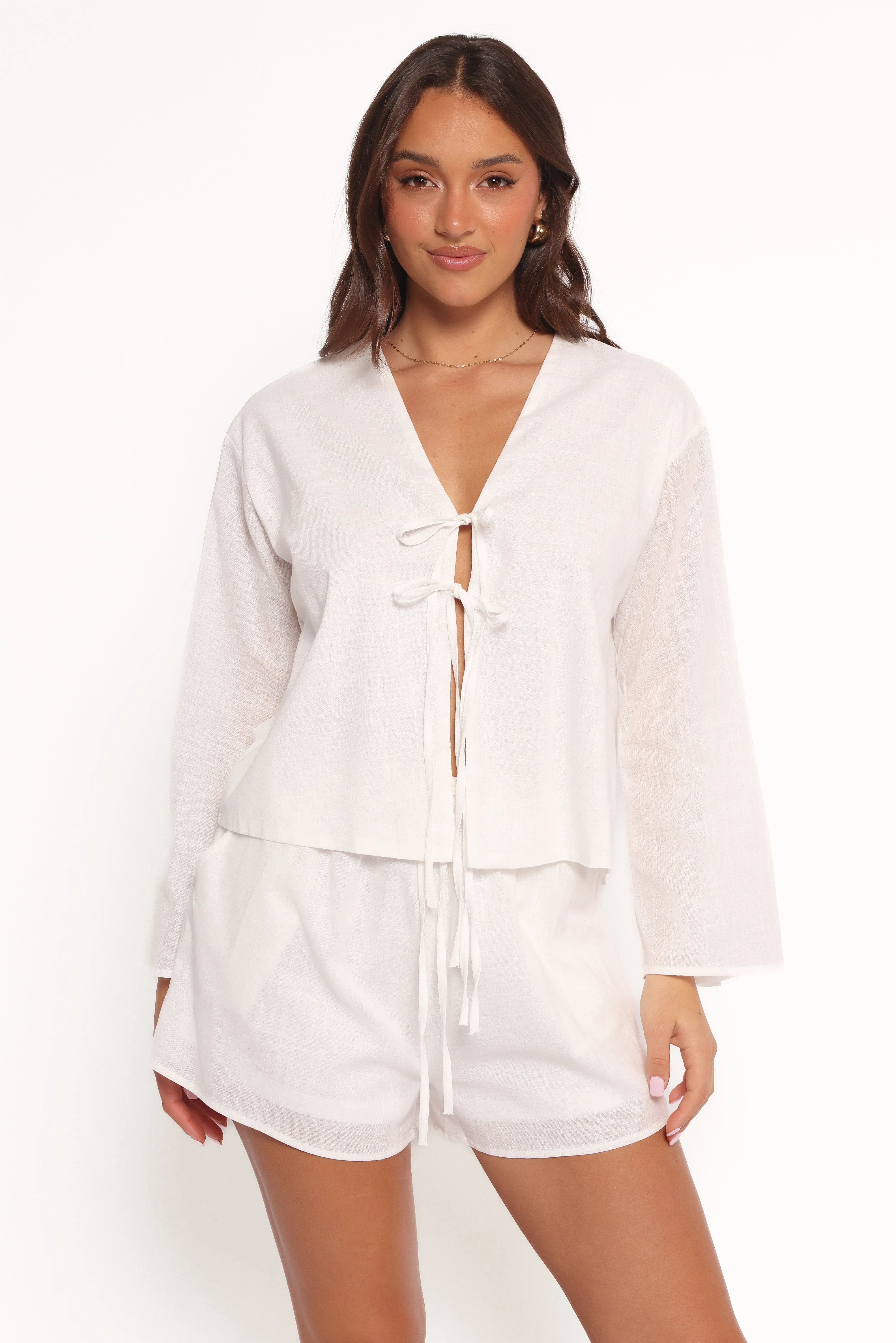 Flynn Short Set - White sold by Petal & Pup product image thumbnail 2