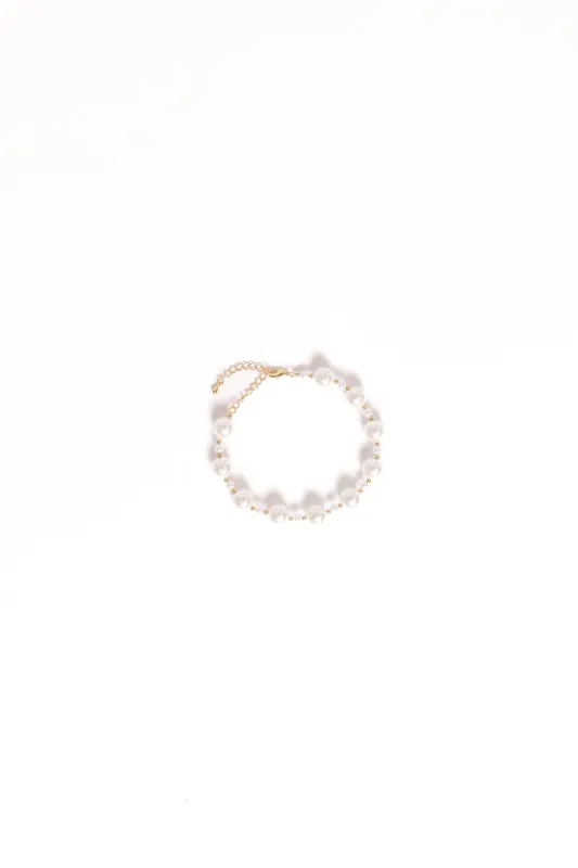Harper Bracelet - Pearl sold by Petal & Pup