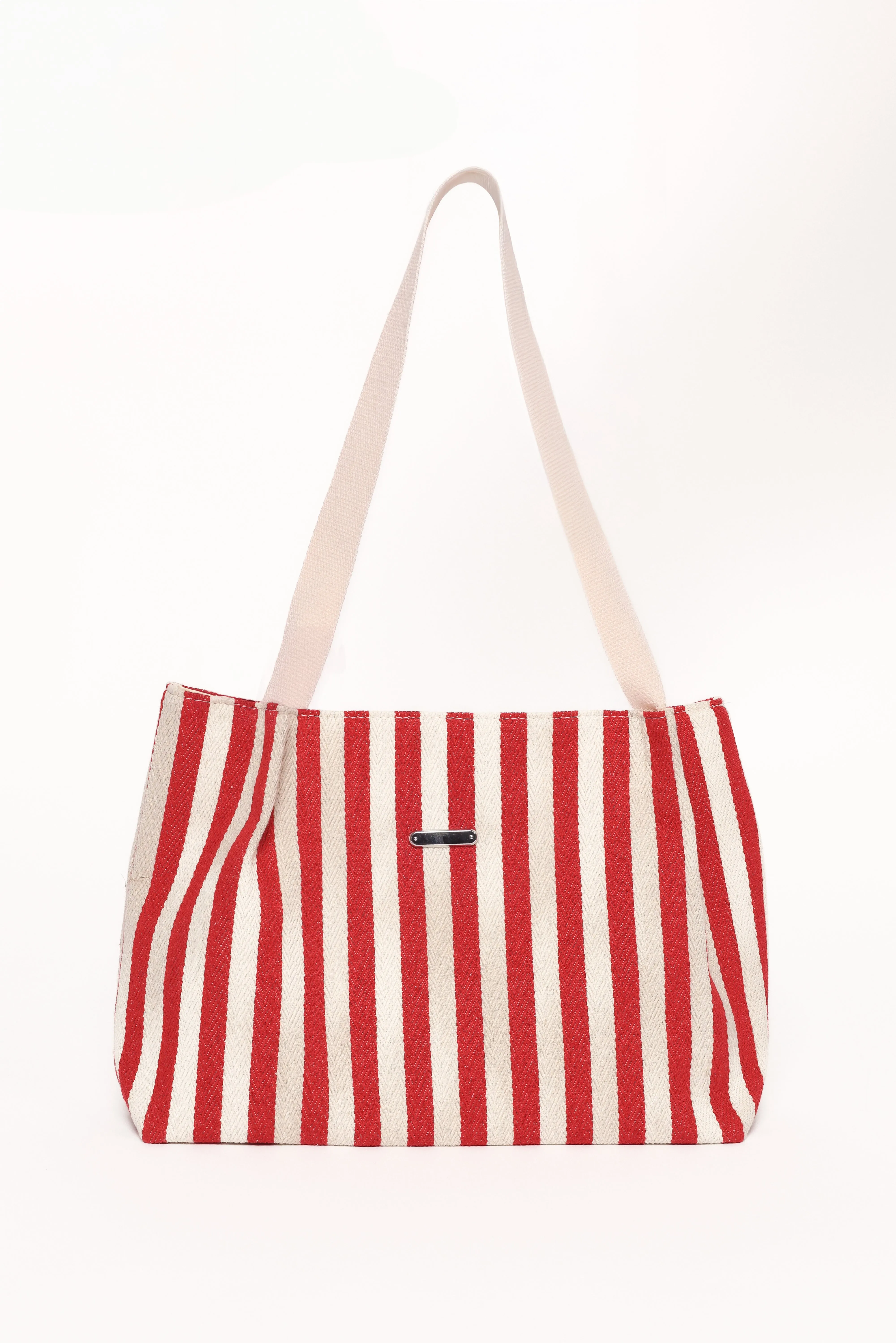 Ruby Beach Bag - Red Stripe sold by Petal & Pup