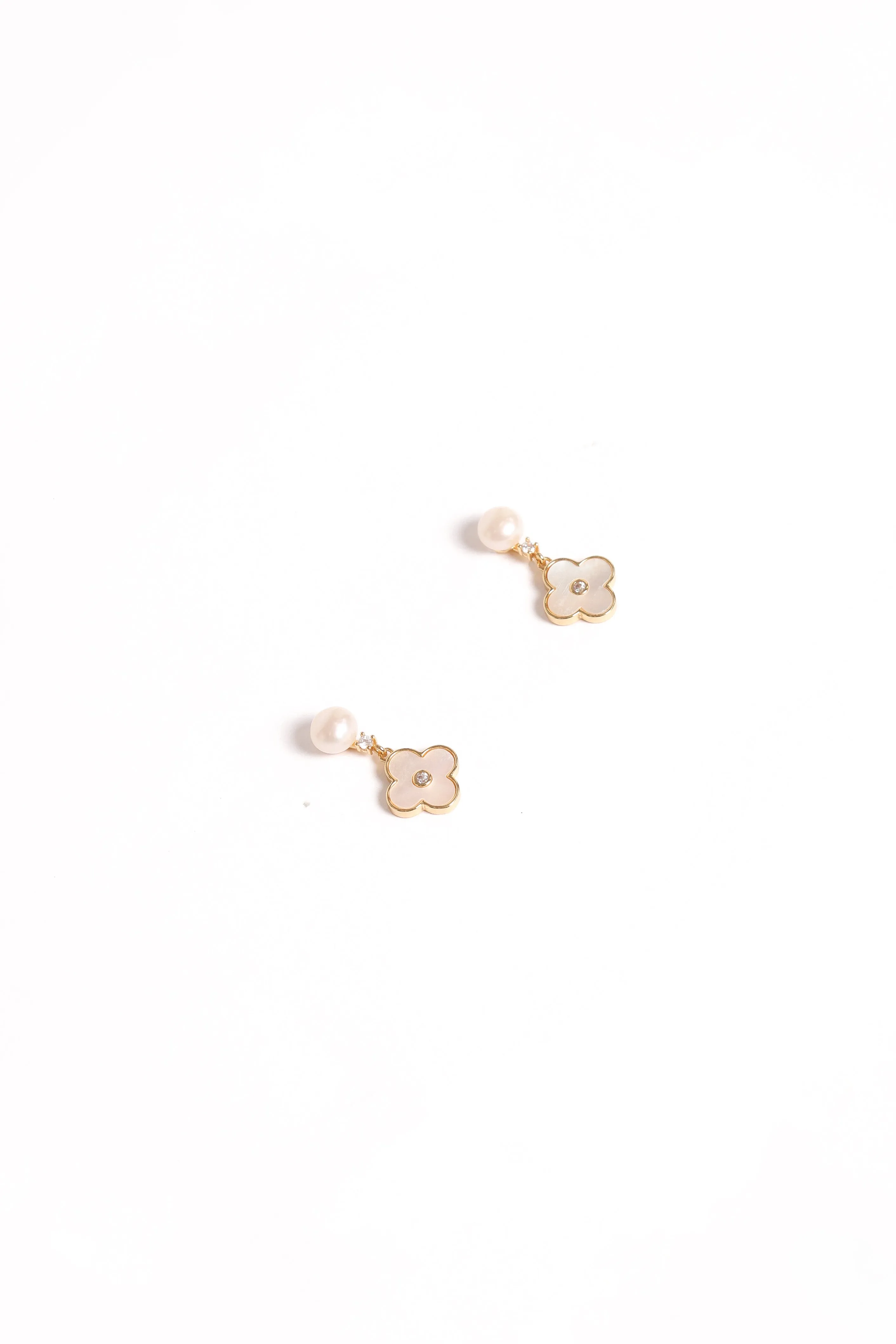 Marlowe Flower Earrings - Gold sold by Petal & Pup product image thumbnail 2