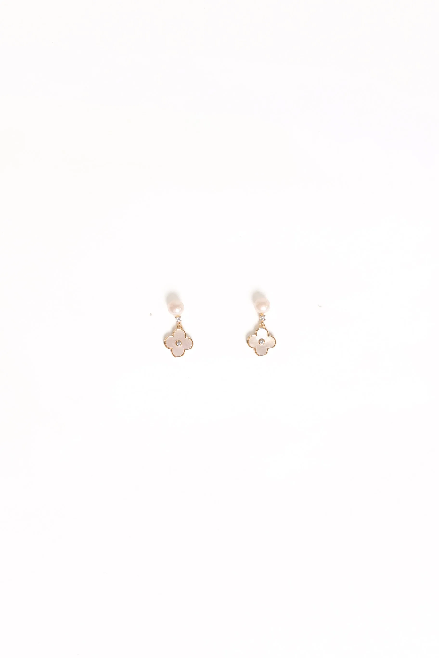 Marlowe Flower Earrings - Gold sold by Petal & Pup