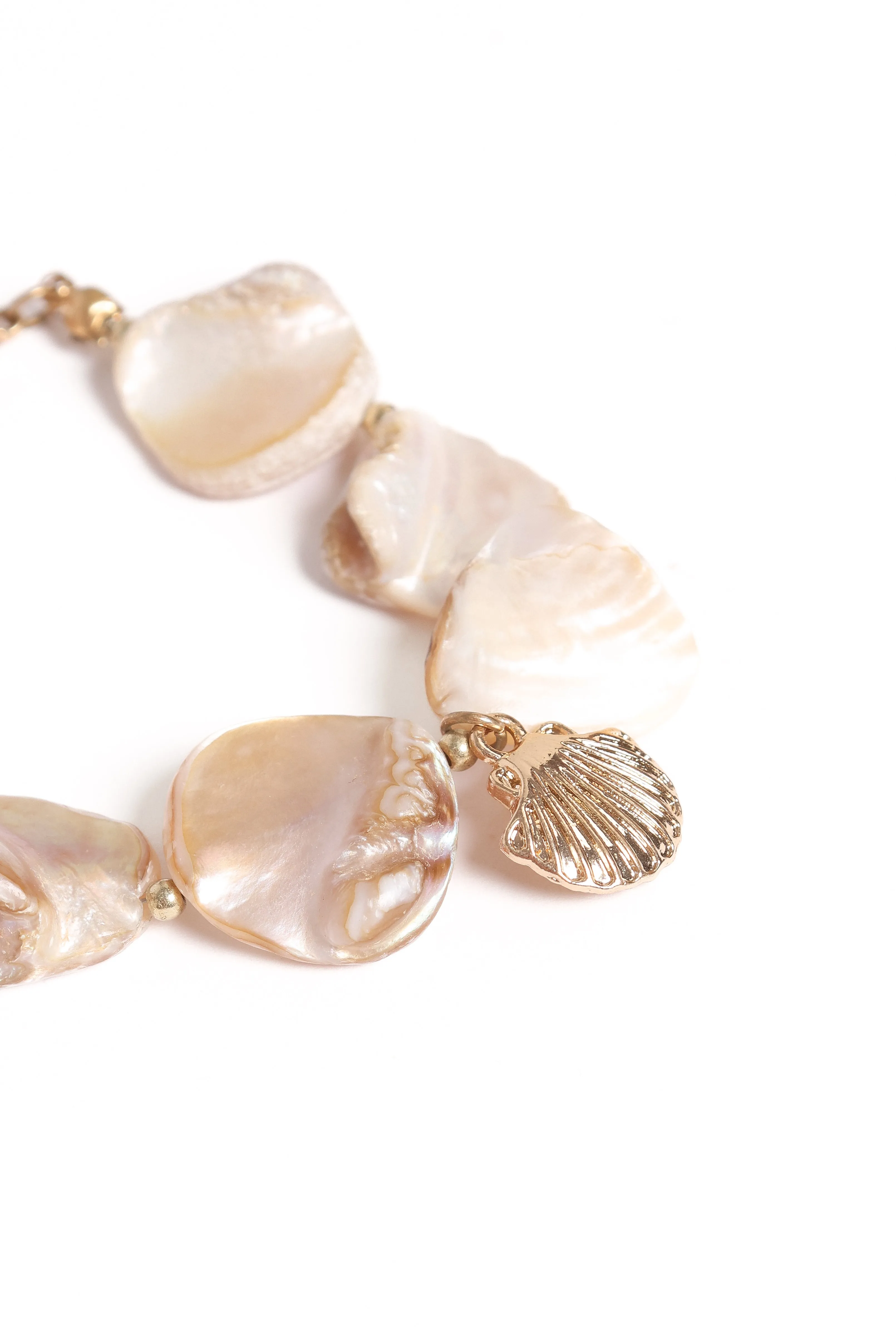 Astrid Shell Bracelet - Gold sold by Petal & Pup product image thumbnail 2