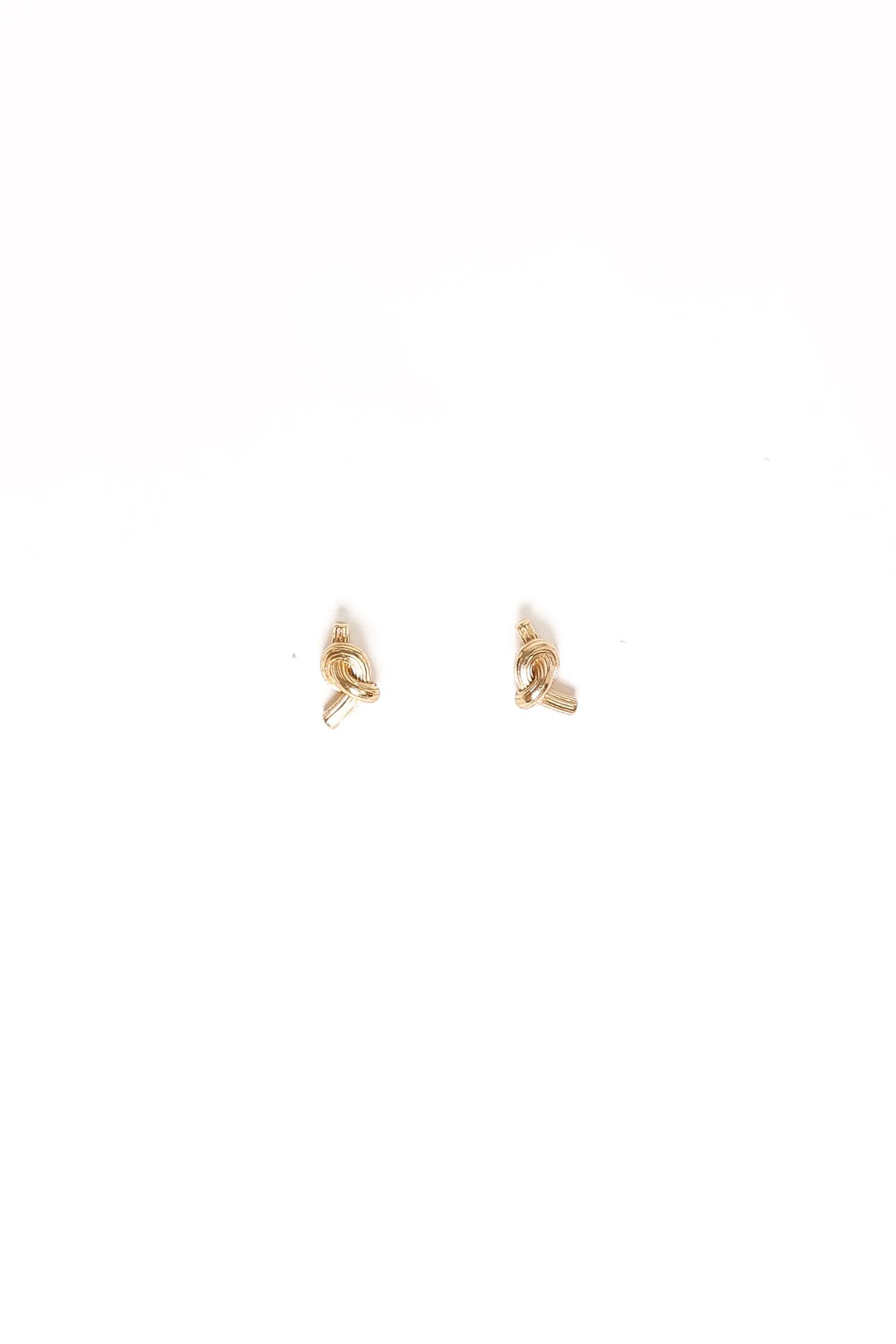 Dakota Knot Earrings - Gold sold by Petal & Pup product image thumbnail 3