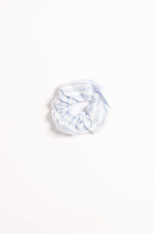 Marley Hair Scrunchie - Blue sold by Petal & Pup
