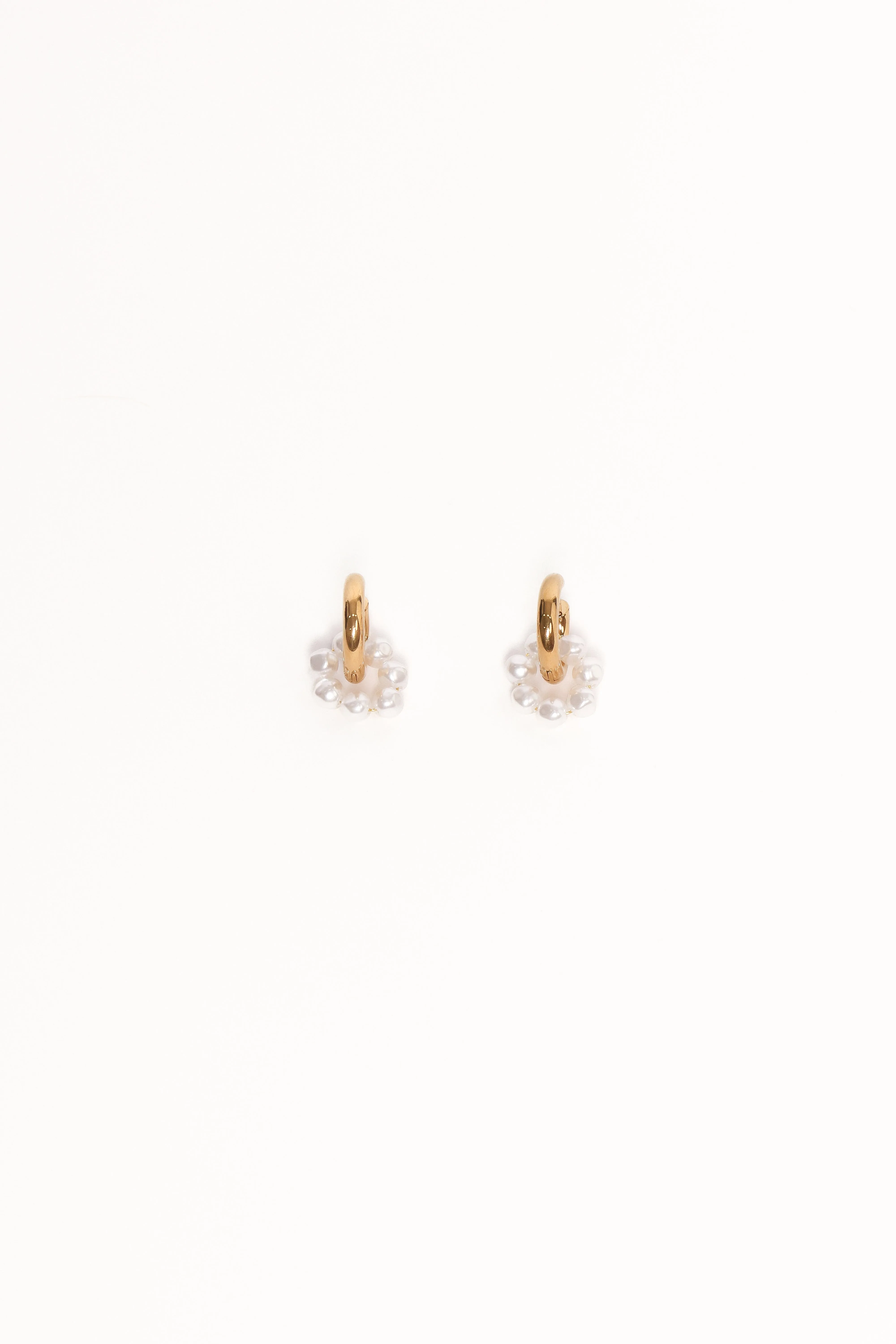 Cheri Earrings - Gold/Pearl sold by Petal & Pup product image thumbnail 2