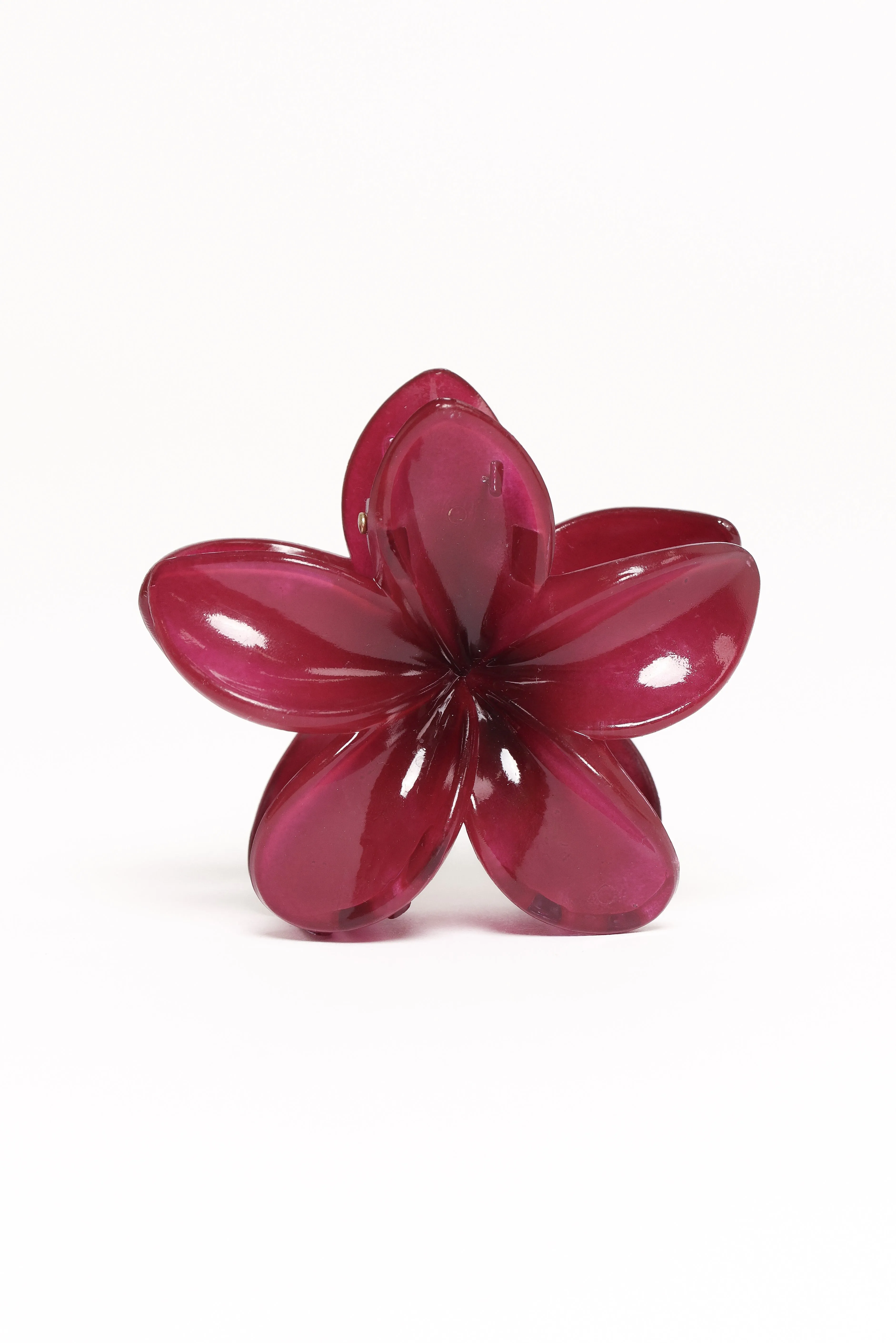 Marissa Flower Hair Clip - Wine sold by Petal & Pup product image thumbnail 2