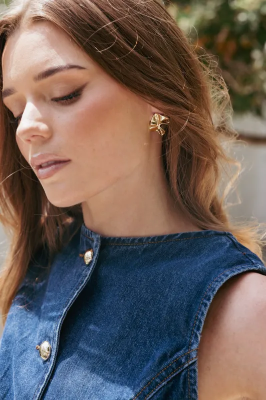 Honey Earrings - Gold sold by Petal & Pup