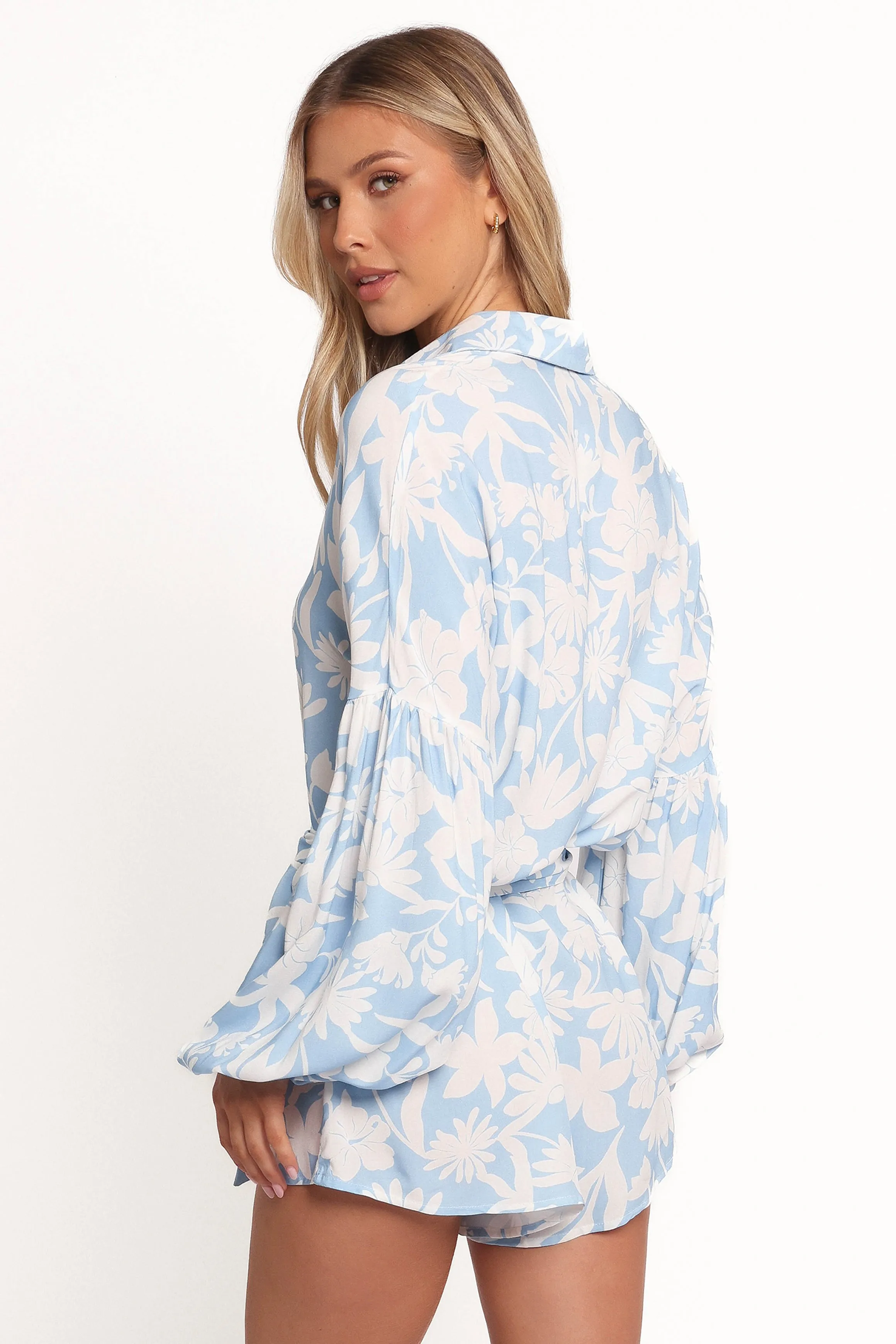Pali Romper - Blue Floral sold by Petal & Pup product image thumbnail 4